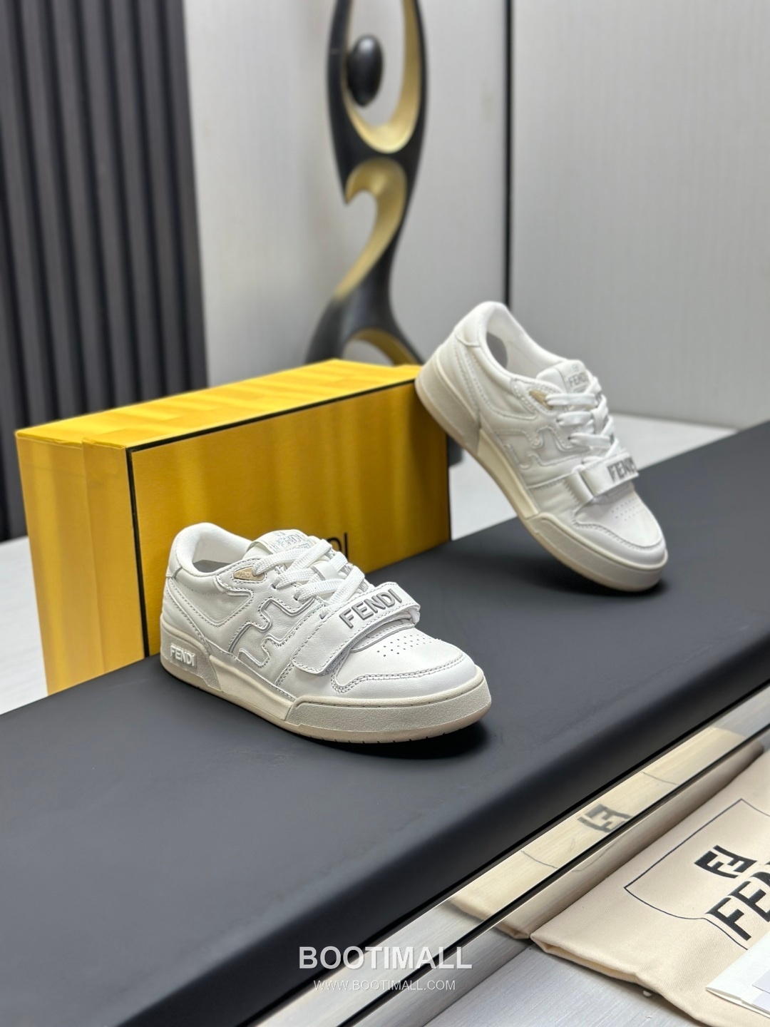Fendi Match Suede Leather Low Sneakers with FF Stitch Logo Rubber Sole Detail 펜디 매치 스웨이드 레더 로우 스니커즈 FF 스티치 로고 러버솔 디테일 3cm 3