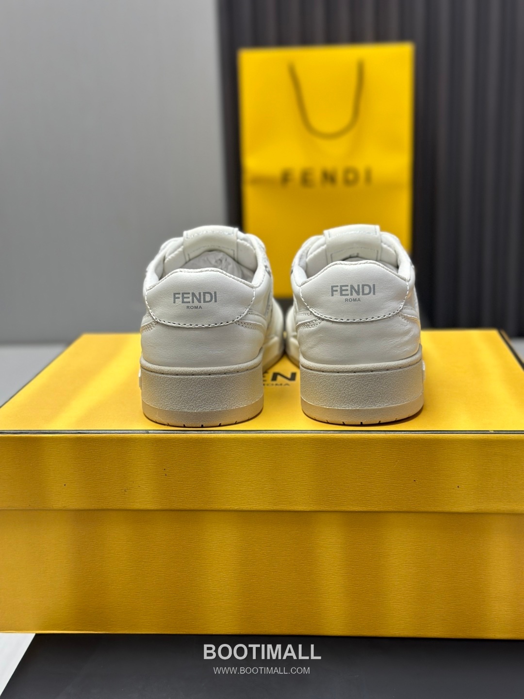 Fendi Match Suede Leather Low Sneakers with FF Stitch Logo Rubber Sole Detail 펜디 매치 스웨이드 레더 로우 스니커즈 FF 스티치 로고 러버솔 디테일 3cm 6