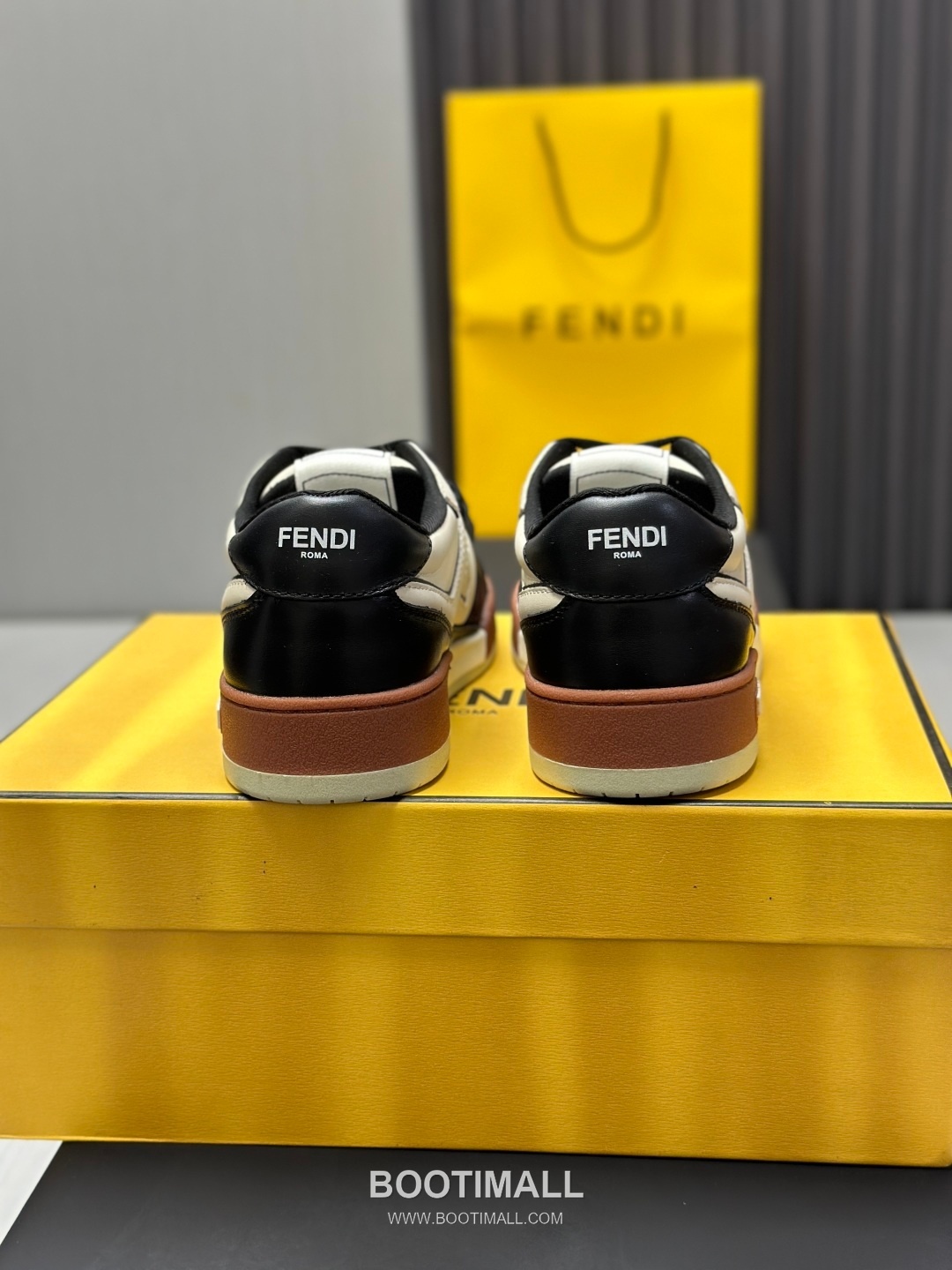 Fendi Match Suede Leather Low Sneakers with FF Stitch Logo Rubber Sole Detail 펜디 매치 스웨이드 레더 로우 스니커즈 FF 스티치 로고 러버솔 디테일 3cm 7