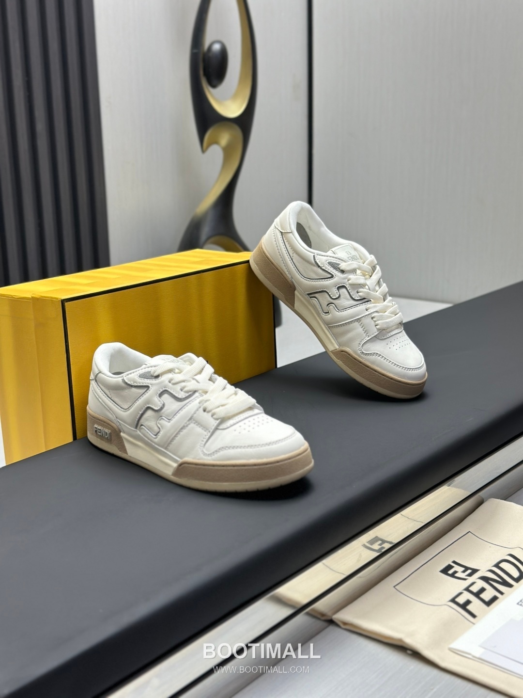 Fendi Match Suede Calfskin Leather Low Sneakers with FF Stitch Logo Embossed Sole Detail 펜디 매치 스웨이드 카프스킨 레더 로우 스니커즈 FF 스티치 로고 엠보싱 솔 디테일 3cm 3