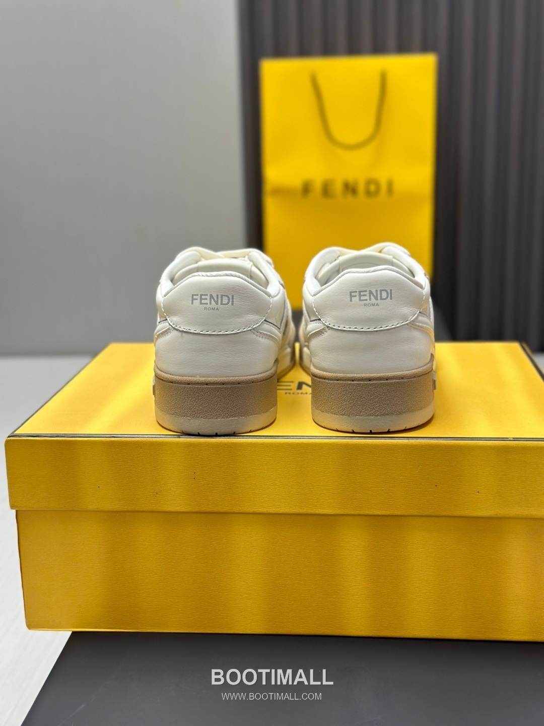 Fendi Match Suede Calfskin Leather Low Sneakers with FF Stitch Logo Embossed Sole Detail 펜디 매치 스웨이드 카프스킨 레더 로우 스니커즈 FF 스티치 로고 엠보싱 솔 디테일 3cm 7