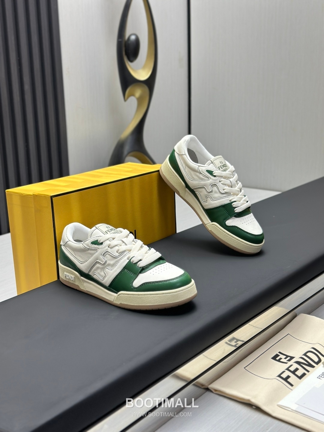 Fendi Match Suede Calfskin Leather Low Sneakers with FF Stitch Logo Embossed Sole Detail 펜디 매치 스웨이드 카프스킨 레더 로우 스니커즈 FF 스티치 로고 엠보싱 솔 디테일 3cm 3