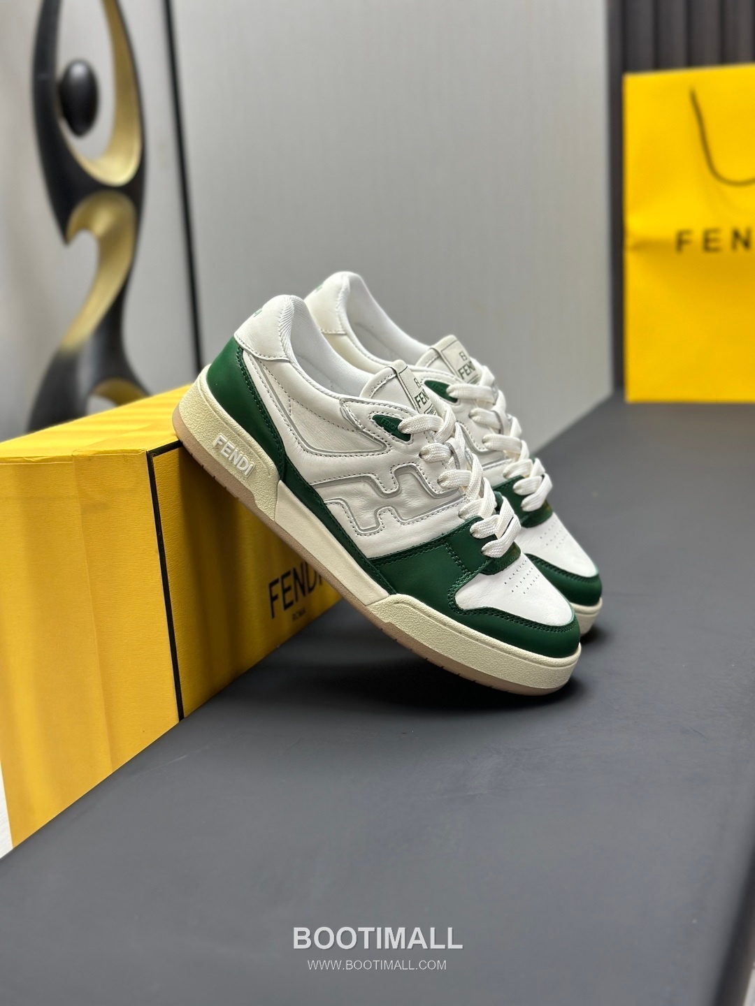 Fendi Match Suede Calfskin Leather Low Sneakers with FF Stitch Logo Embossed Sole Detail 펜디 매치 스웨이드 카프스킨 레더 로우 스니커즈 FF 스티치 로고 엠보싱 솔 디테일 3cm 4