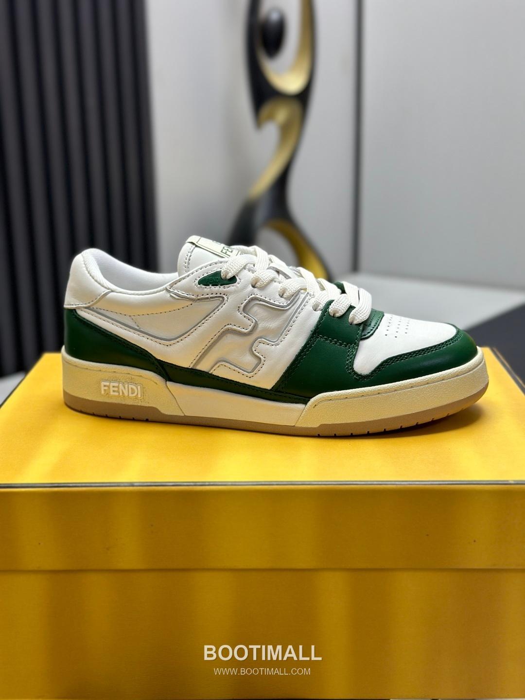 Fendi Match Suede Calfskin Leather Low Sneakers with FF Stitch Logo Embossed Sole Detail 펜디 매치 스웨이드 카프스킨 레더 로우 스니커즈 FF 스티치 로고 엠보싱 솔 디테일 3cm 9