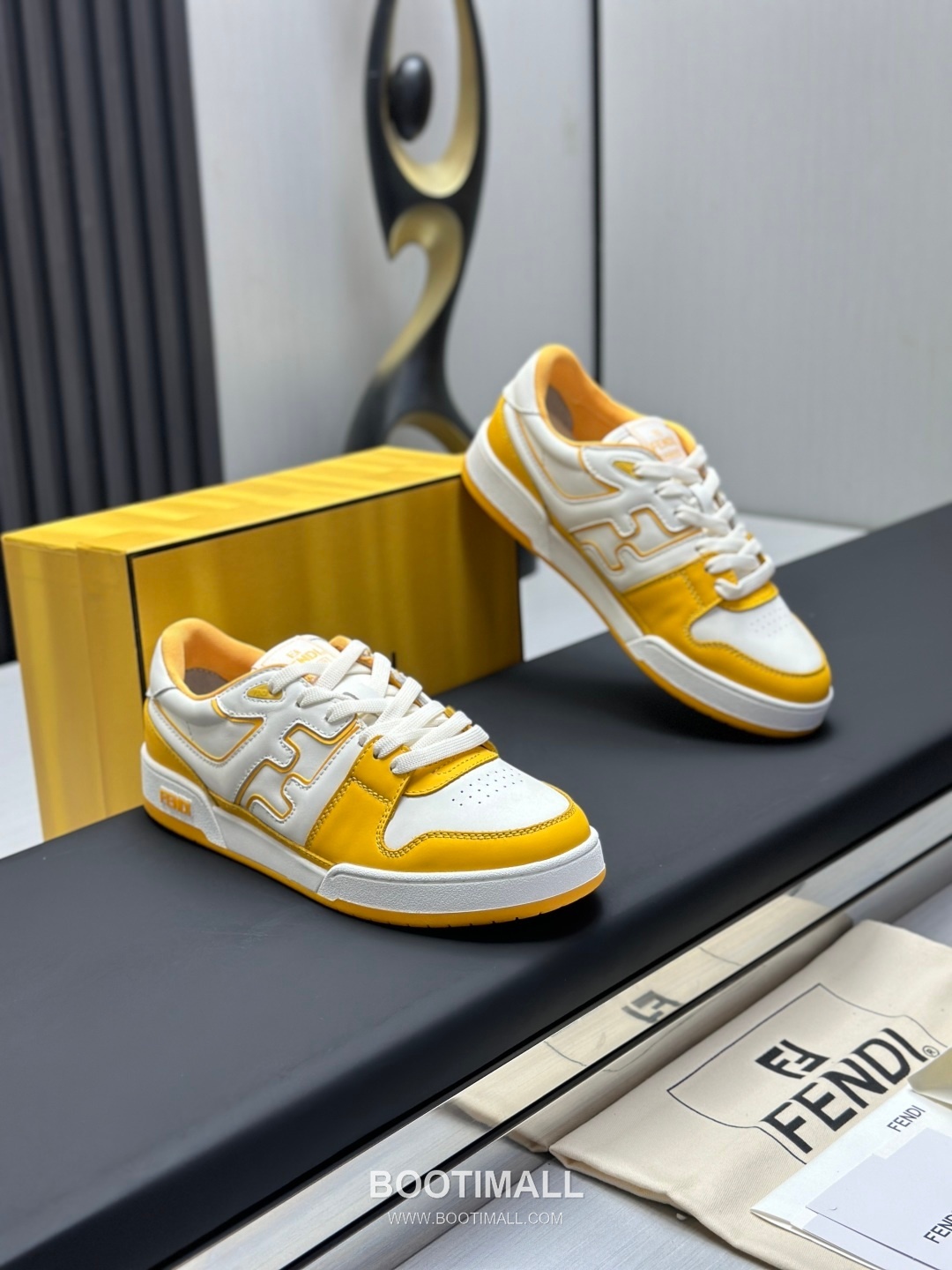 Fendi Match Suede Calfskin Leather Low Sneakers with FF Stitch Logo Embossed Sole Detail 펜디 매치 스웨이드 카프스킨 레더 로우 스니커즈 FF 스티치 로고 엠보싱 솔 디테일 3cm 3