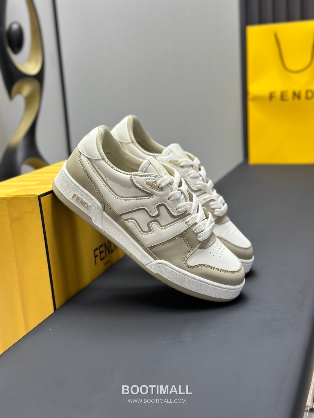 Fendi Match Suede Calfskin Leather Low Sneakers with FF Stitch Logo Embossed Sole Detail 펜디 매치 스웨이드 카프스킨 레더 로우 스니커즈 FF 스티치 로고 엠보싱 솔 디테일 3cm 4