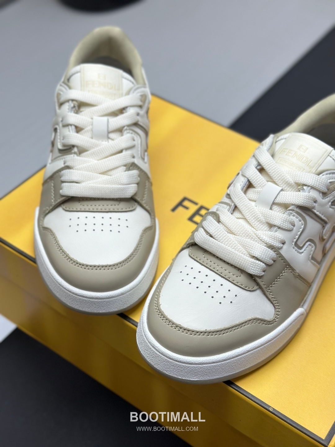 Fendi Match Suede Calfskin Leather Low Sneakers with FF Stitch Logo Embossed Sole Detail 펜디 매치 스웨이드 카프스킨 레더 로우 스니커즈 FF 스티치 로고 엠보싱 솔 디테일 3cm 5