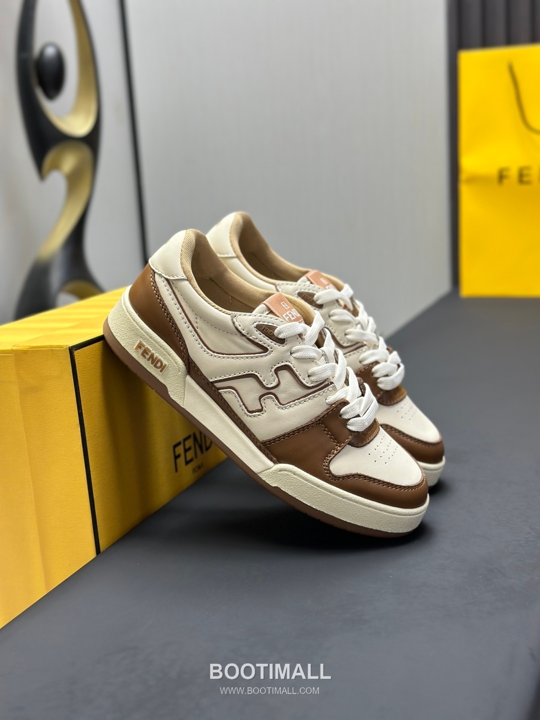 Fendi Match Suede Calfskin Leather Low Sneakers with FF Stitch Logo Embossed Sole Detail 펜디 매치 스웨이드 카프스킨 레더 로우 스니커즈 FF 스티치 로고 엠보싱 솔 디테일 3cm 4