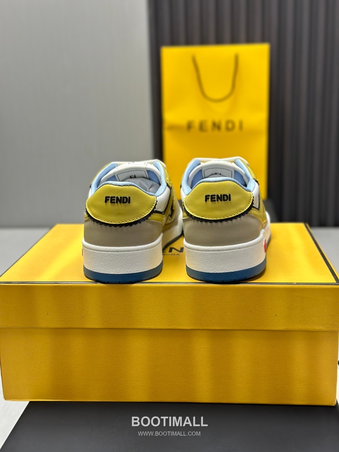 Fendi Match Suede Calfskin Leather Low Sneakers with FF Stitch Logo Embossed Sole Detail 펜디 매치 스웨이드 카프스킨 레더 로우 스니커즈 FF 스티치 로고 엠보싱 솔 디테일 3cm 5