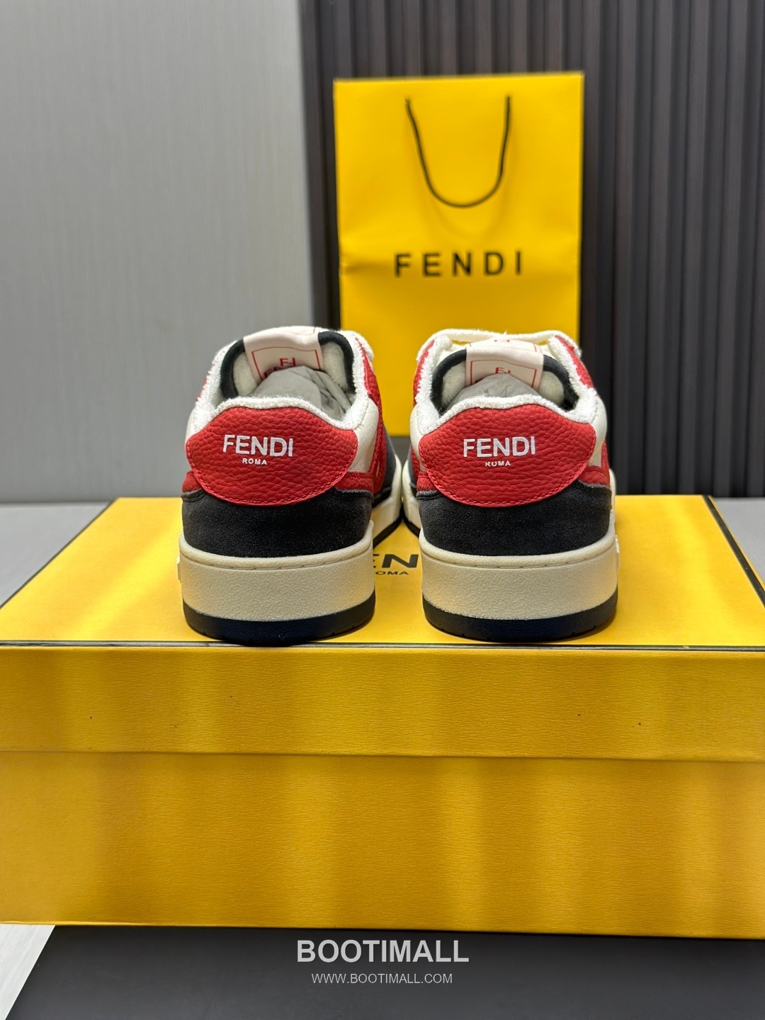 Fendi Match Suede Calfskin Leather Low Sneakers with FF Stitch Logo Embossed Sole Detail 펜디 매치 스웨이드 카프스킨 레더 로우 스니커즈 FF 스티치 로고 엠보싱 솔 디테일 3cm 7