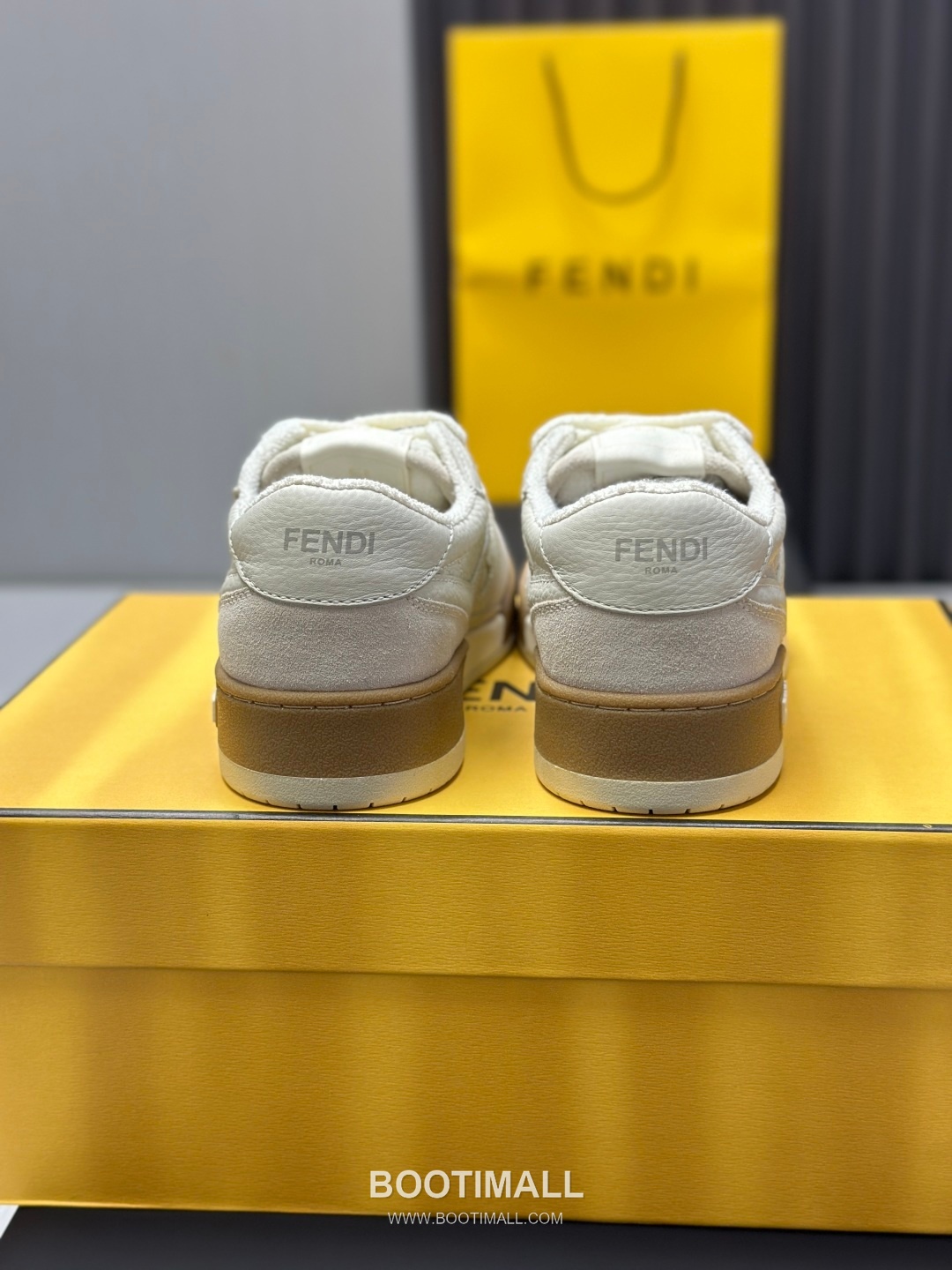 Fendi Match Suede Calfskin Leather Low Sneakers with FF Stitch Logo Embossed Sole Detail 펜디 매치 스웨이드 카프스킨 레더 로우 스니커즈 FF 스티치 로고 엠보싱 솔 디테일 3cm 5