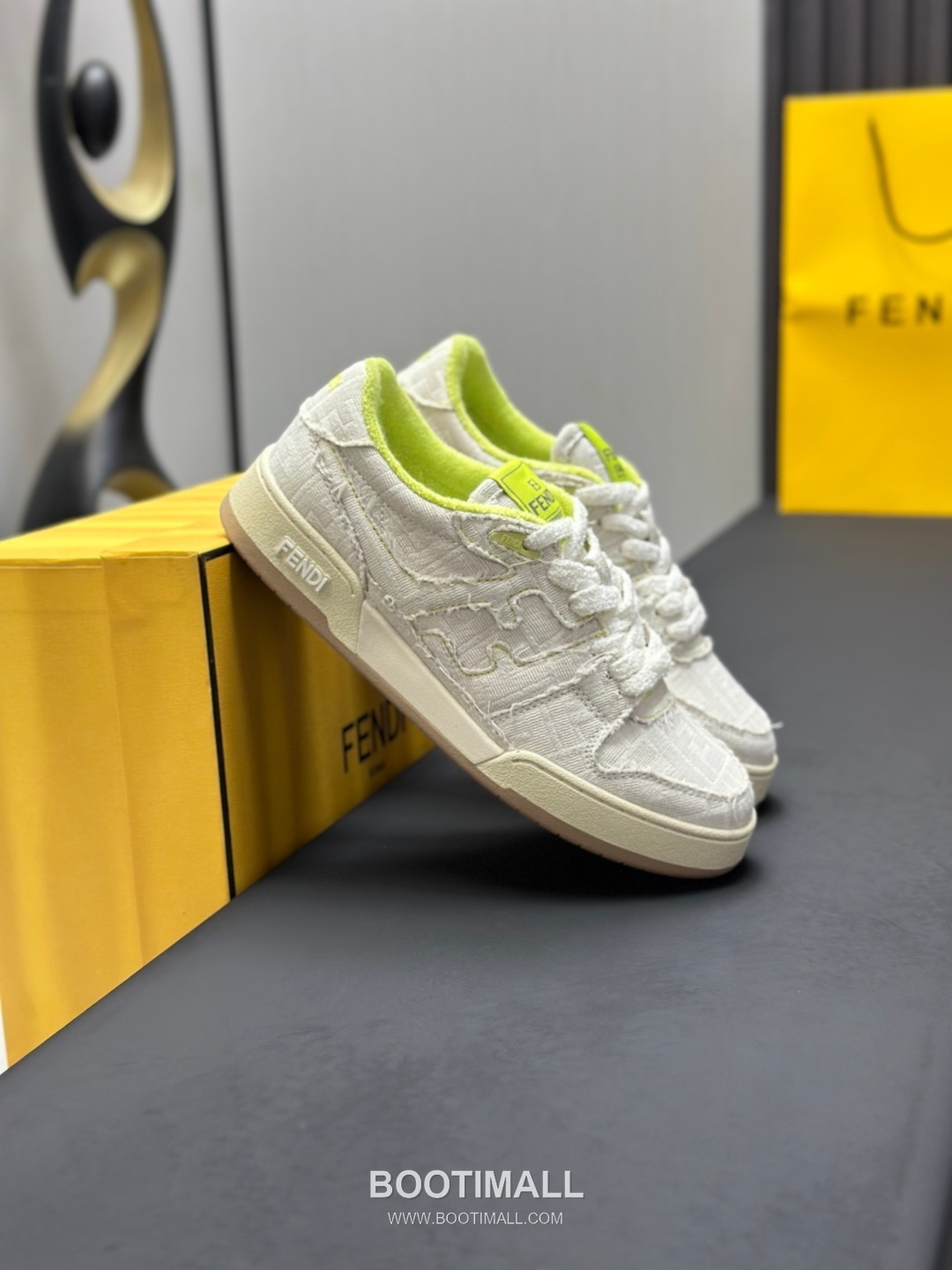 Fendi Match Suede Calfskin Leather Low Sneakers with FF Stitch Logo Rubber Sole Detail 펜디 매치 스웨이드 카프스킨 레더 로우 스니커즈 FF 스티치 로고 러버솔 디테일 3cm 4