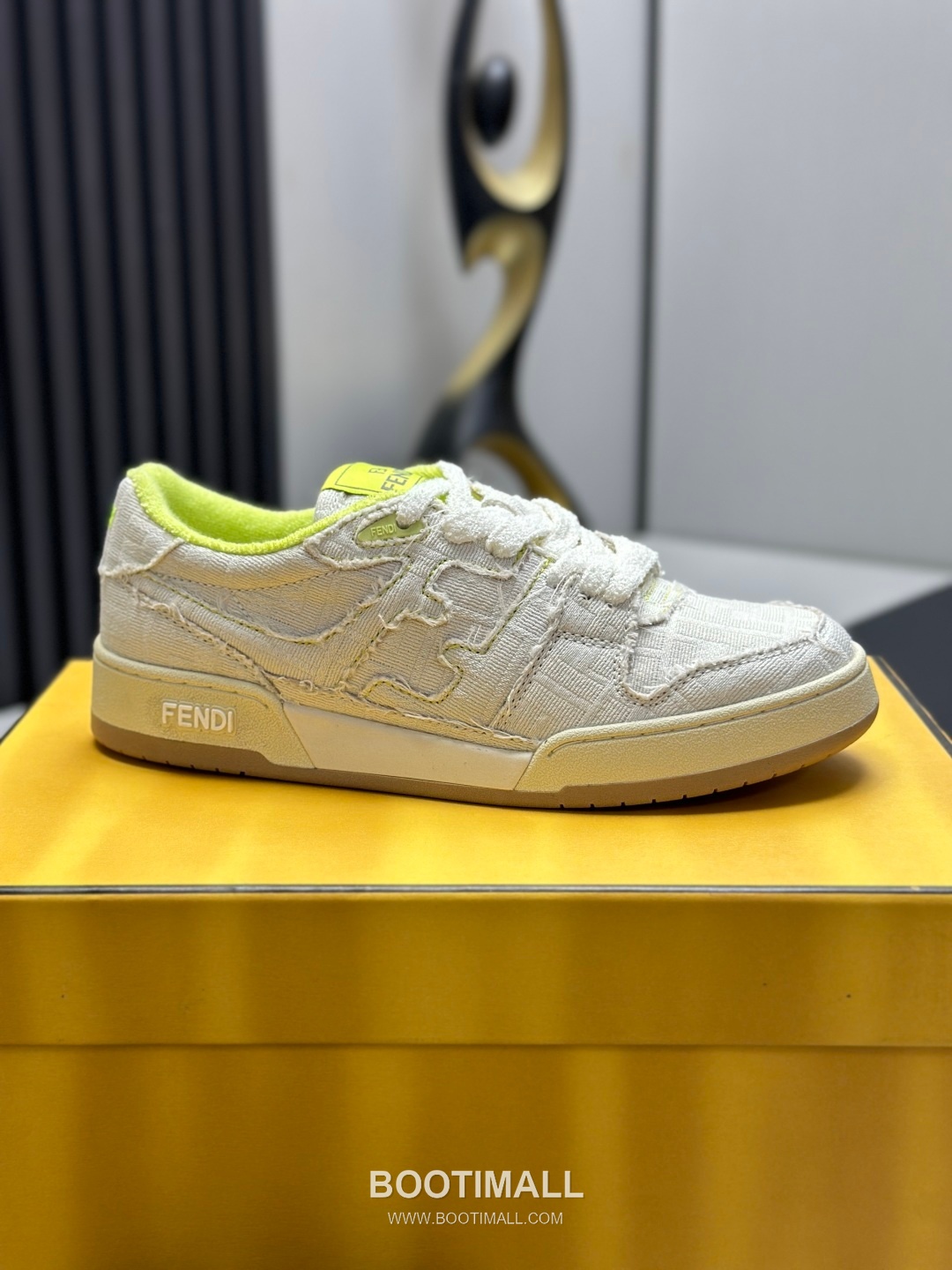 Fendi Match Suede Calfskin Leather Low Sneakers with FF Stitch Logo Rubber Sole Detail 펜디 매치 스웨이드 카프스킨 레더 로우 스니커즈 FF 스티치 로고 러버솔 디테일 3cm 9