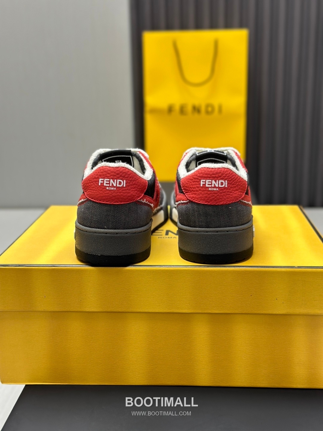 Fendi Match Suede Calfskin Leather Low Sneakers with FF Stitch Logo Rubber Sole Detail 펜디 매치 스웨이드 카프스킨 레더 로우 스니커즈 FF 스티치 로고 러버솔 디테일 3cm 7