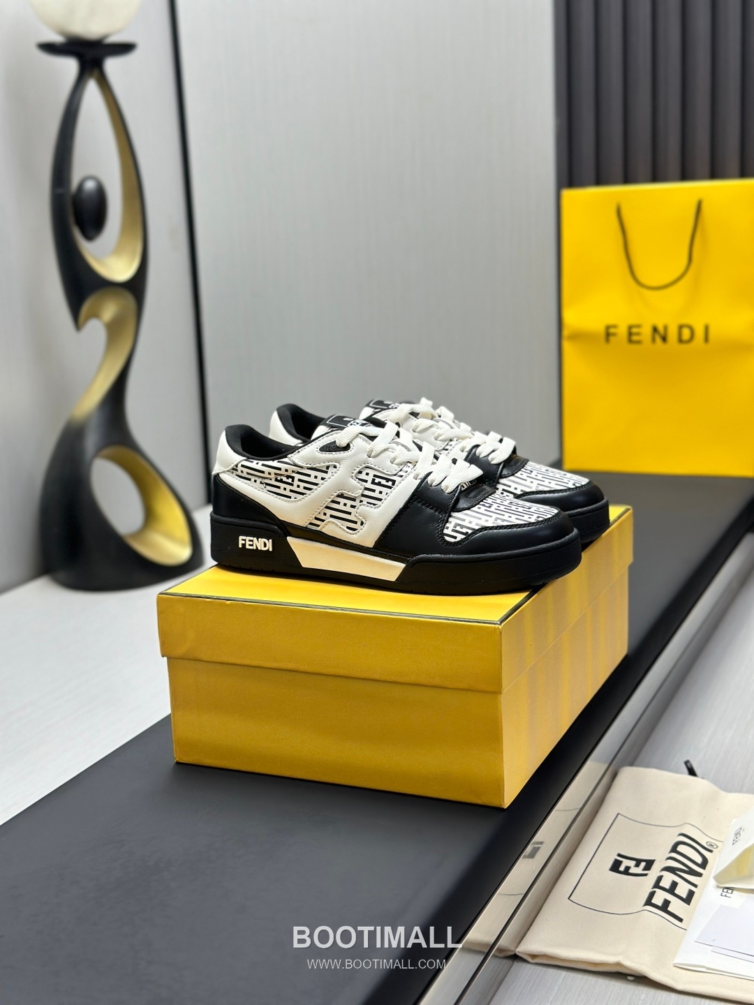 Fendi Match Suede Calfskin Leather Low Sneakers with FF Stitch Logo Rubber Sole Detail 펜디 매치 스웨이드 카프스킨 레더 로우 스니커즈 FF 스티치 로고 러버솔 디테일 3cm 2