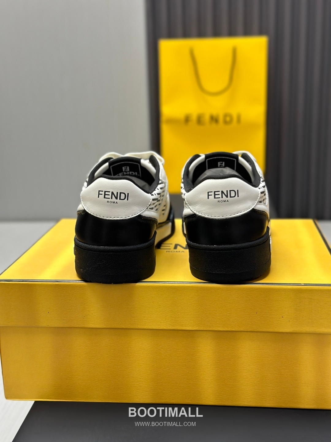 Fendi Match Suede Calfskin Leather Low Sneakers with FF Stitch Logo Rubber Sole Detail 펜디 매치 스웨이드 카프스킨 레더 로우 스니커즈 FF 스티치 로고 러버솔 디테일 3cm 5