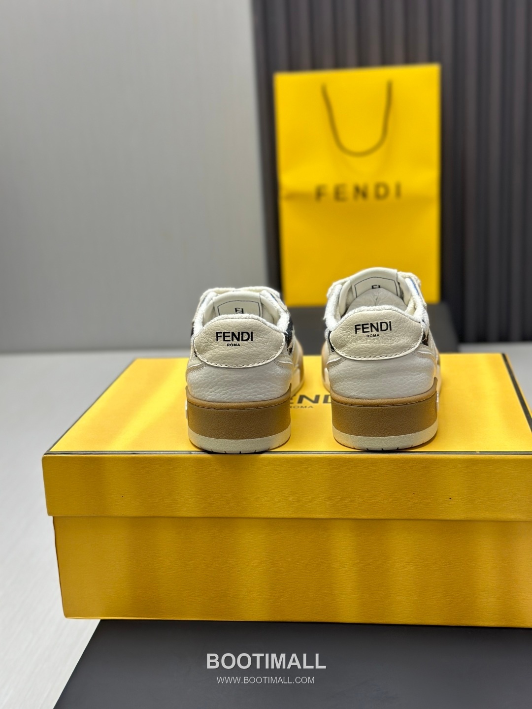 Fendi Match Suede Calfskin Leather Low Sneakers with FF Stitch Logo Rubber Sole Detail 펜디 매치 스웨이드 카프스킨 레더 로우 스니커즈 FF 스티치 로고 러버솔 디테일 3cm 7