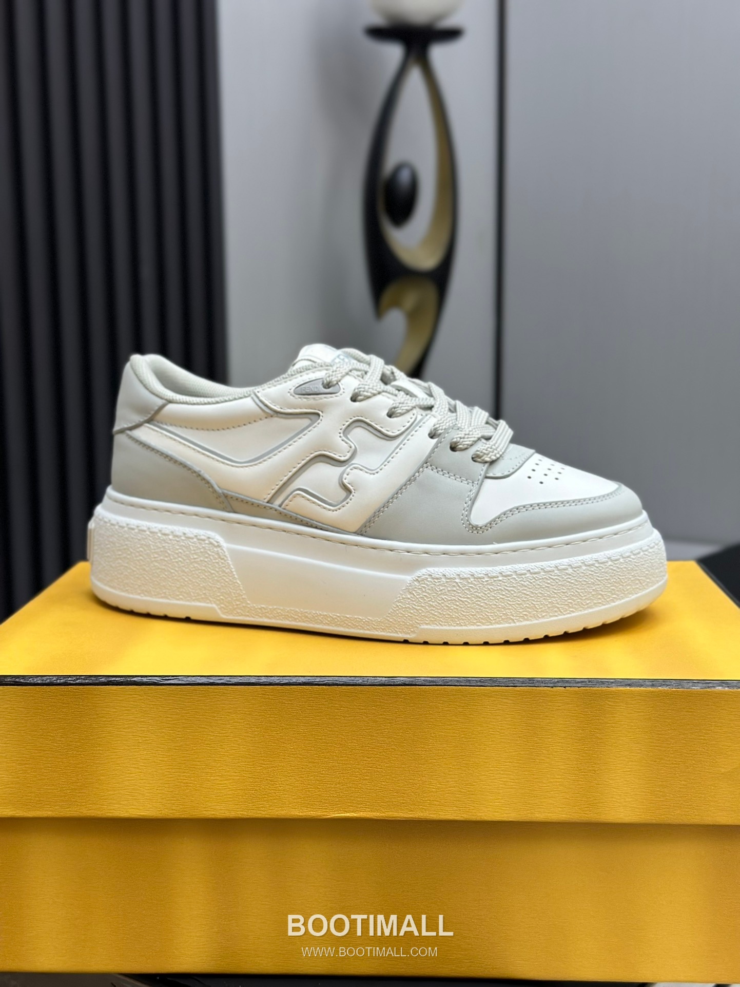 Fendi Match Suede Calfskin Platform Low Sneakers with FF Raised Logo Detail 펜디 매치 스웨이드 카프스킨 플랫폼 로우 스니커즈 FF 돌출 로고 디테일 5cm 8