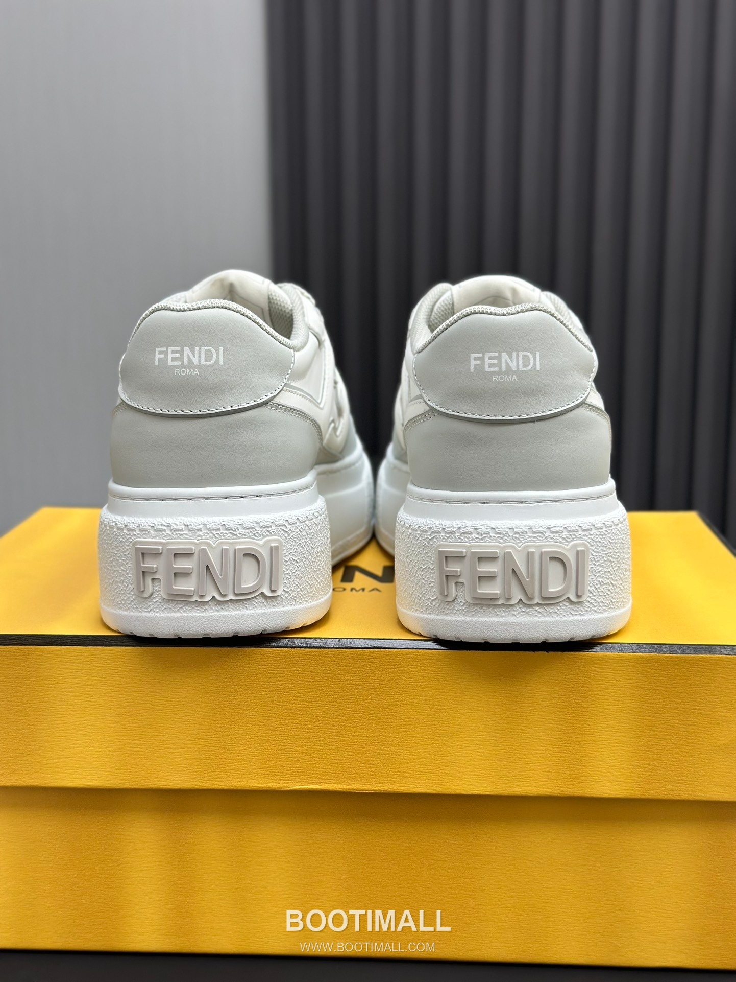 Fendi Match Suede Calfskin Platform Low Sneakers with FF Raised Logo Detail 펜디 매치 스웨이드 카프스킨 플랫폼 로우 스니커즈 FF 돌출 로고 디테일 5cm 9
