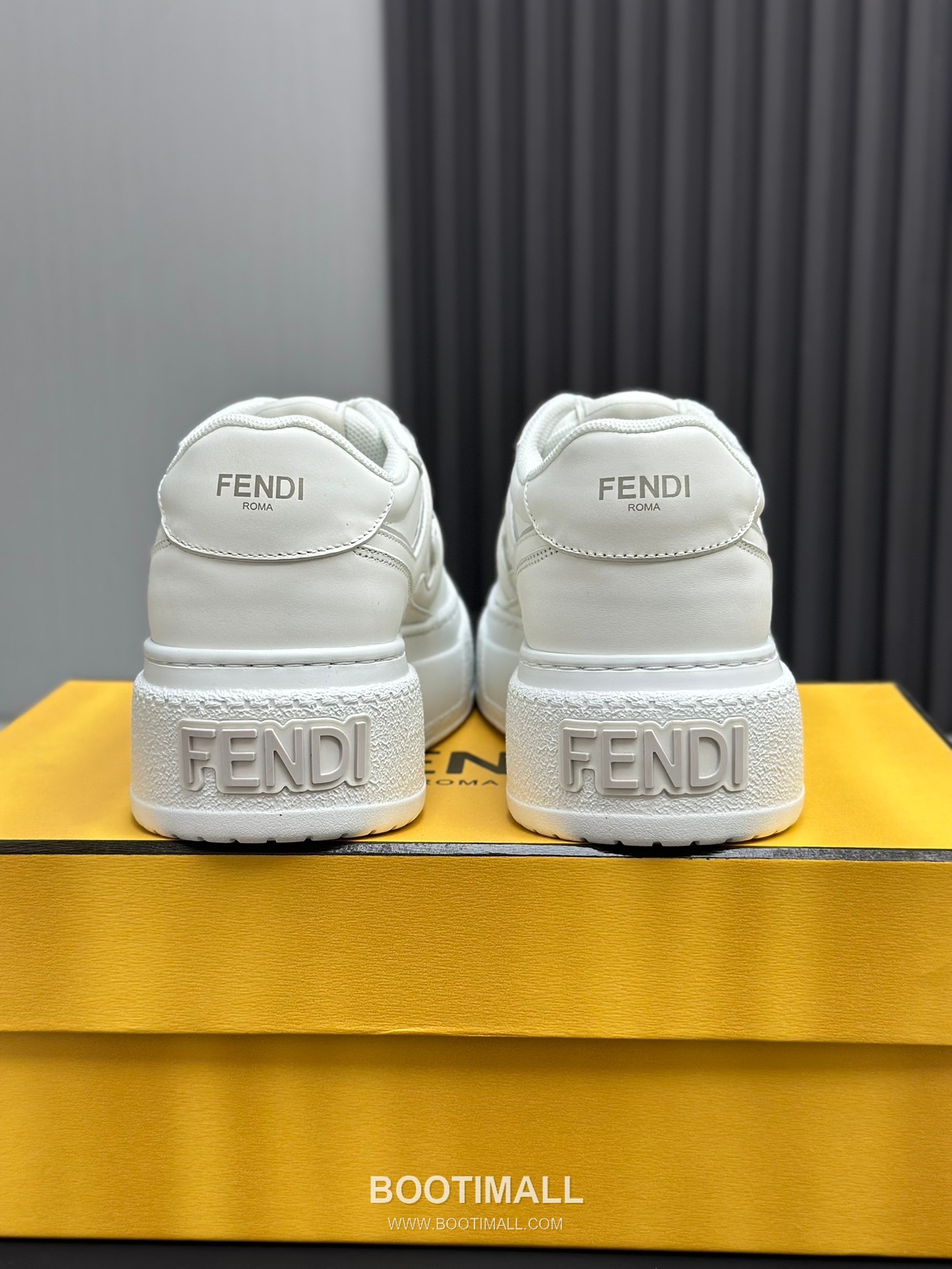 Fendi Match Suede Calfskin Platform Low Sneakers with FF Raised Logo Detail 펜디 매치 스웨이드 카프스킨 플랫폼 로우 스니커즈 FF 돌출 로고 디테일 5cm 9