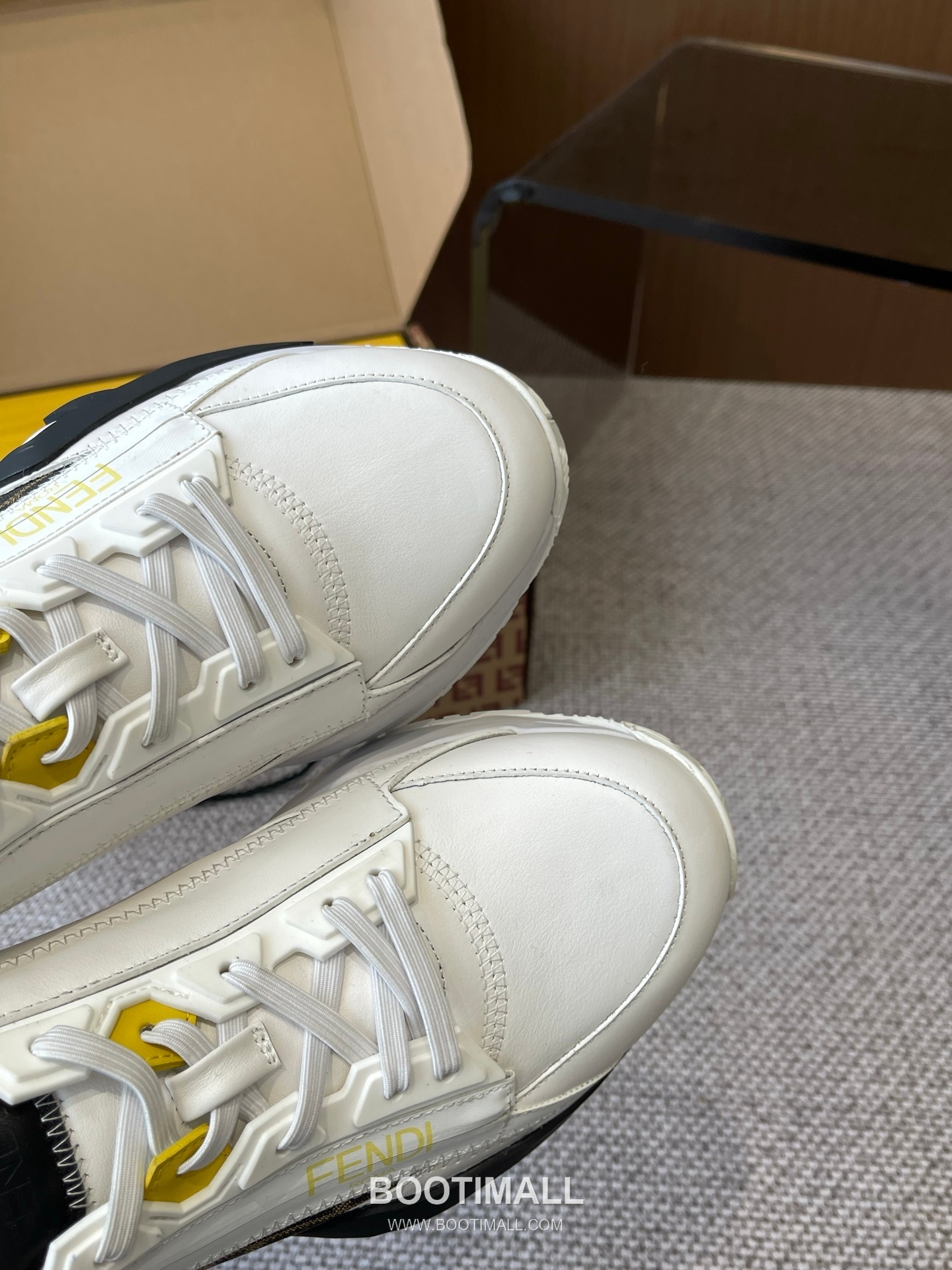 Fendi Flow Suede Mesh Slip-On Sneakers with Elastic Band Side Zip EVA Sole Detail 펜디 플로우 스웨이드 메쉬 슬립온 스니커즈 엘라스틱 밴드 사이드 지퍼 EVA 솔 디테일 3cm 8