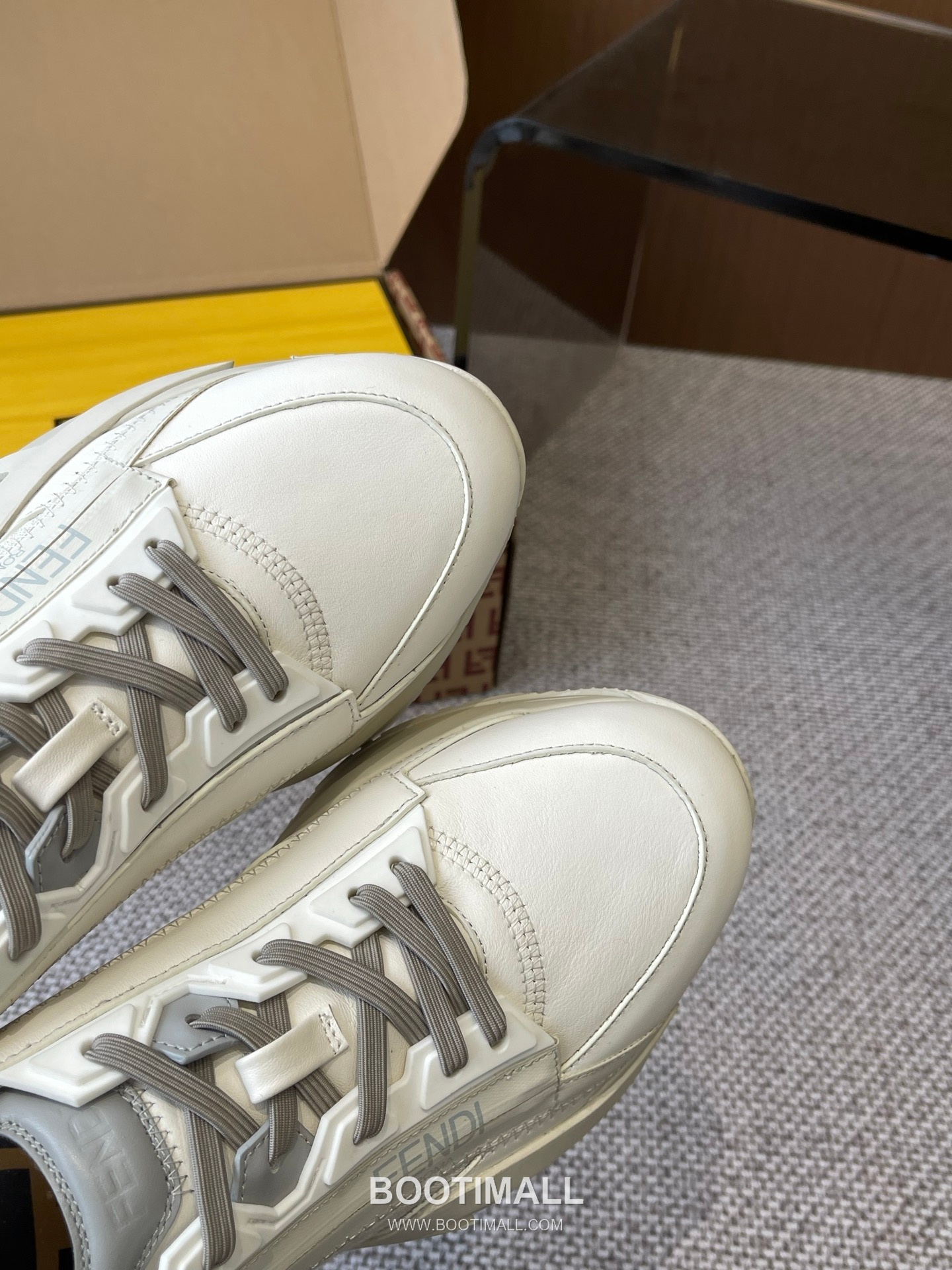 Fendi Flow Suede Mesh Slip-On Sneakers with Elastic Band Side Zip EVA Sole Detail 펜디 플로우 스웨이드 메쉬 슬립온 스니커즈 엘라스틱 밴드 사이드 지퍼 EVA 솔 디테일 3cm 8