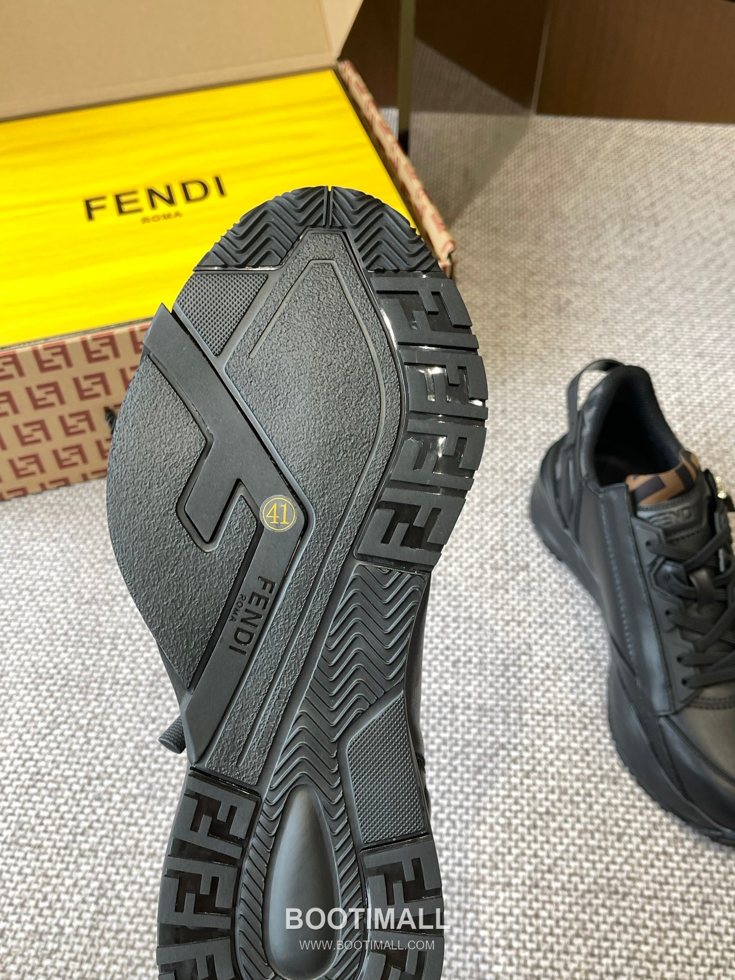 Fendi Flow Suede Mesh Slip-On Sneakers with Elastic Band Side Zip EVA Sole Detail 펜디 플로우 스웨이드 메쉬 슬립온 스니커즈 엘라스틱 밴드 사이드 지퍼 EVA 솔 디테일 3cm 5