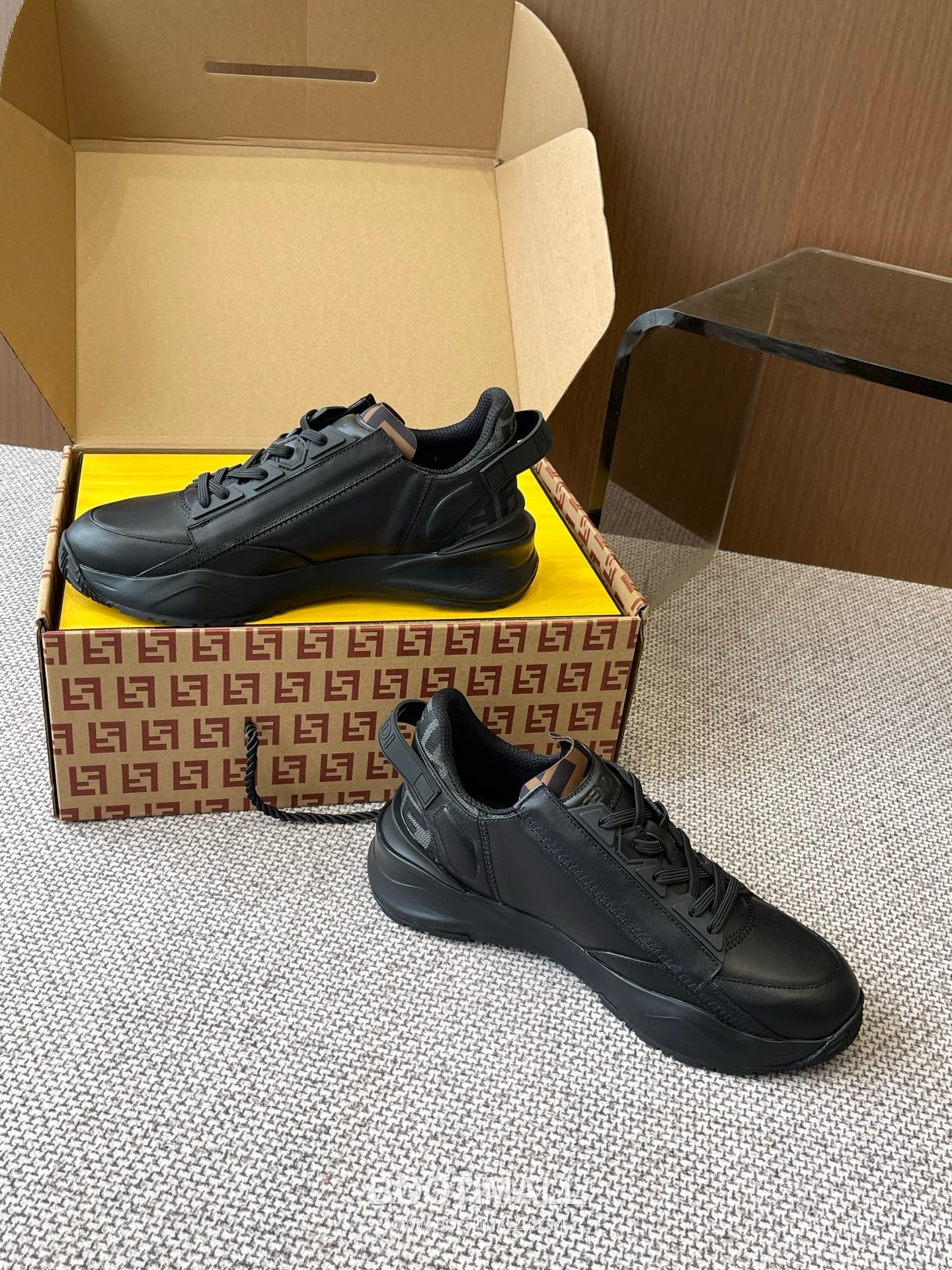 Fendi Flow Suede Mesh Slip-On Sneakers with Elastic Band Side Zip EVA Sole Detail 펜디 플로우 스웨이드 메쉬 슬립온 스니커즈 엘라스틱 밴드 사이드 지퍼 EVA 솔 디테일 3cm 7