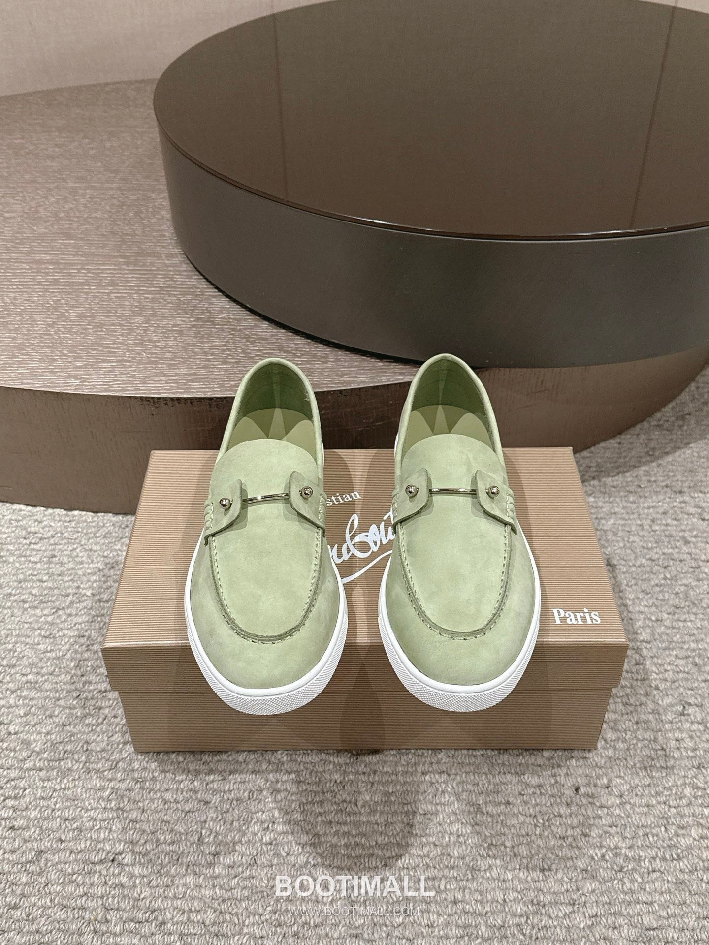 Christian Louboutin Chambeliboat Calfskin Leather Boat Loafer with Metal Buckle Strap Rubber Sole Detail 크리스찬루부탱 샴벨리보트 카프스킨 레더 보트 로퍼 메탈 버클 스트랩 러버솔 디테일 3cm 1