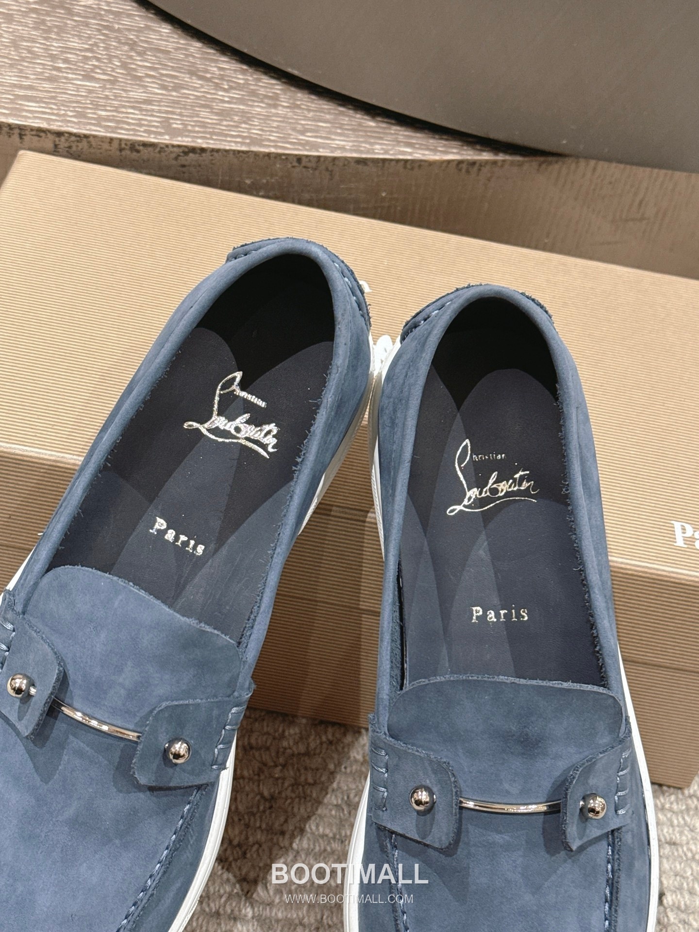 Christian Louboutin Chambeliboat Calfskin Leather Boat Loafer with Metal Buckle Strap Rubber Sole Detail 크리스찬루부탱 샴벨리보트 카프스킨 레더 보트 로퍼 메탈 버클 스트랩 러버솔 디테일 3cm 5