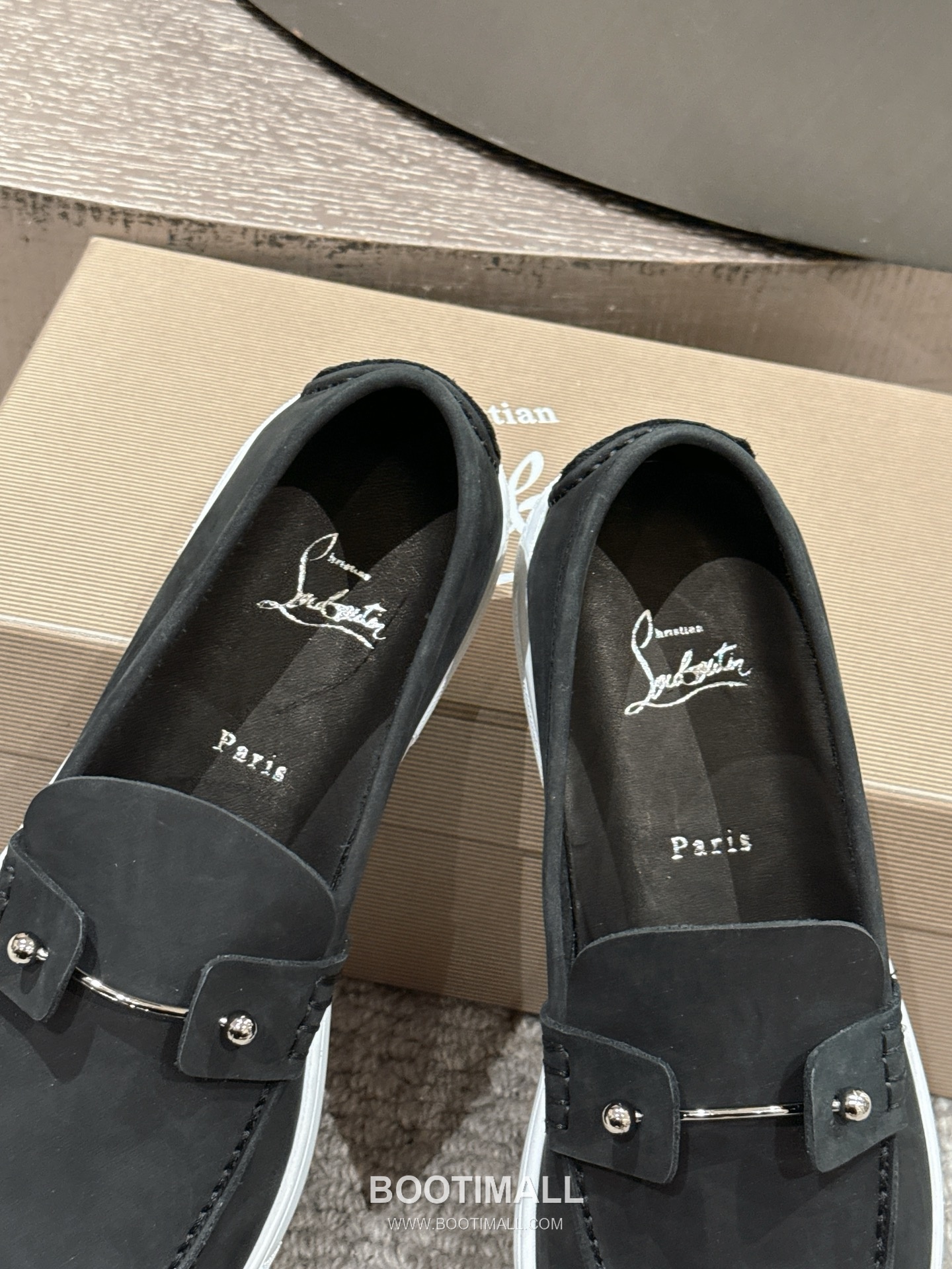 Christian Louboutin Chambeliboat Calfskin Leather Boat Loafer with Metal Buckle Strap Rubber Sole Detail 크리스찬루부탱 샴벨리보트 카프스킨 레더 보트 로퍼 메탈 버클 스트랩 러버솔 디테일 3cm 5