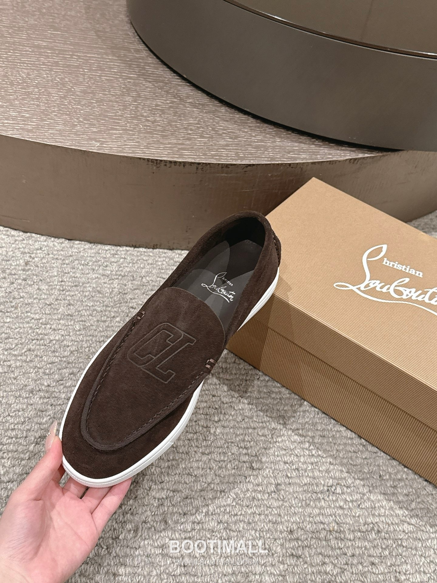 Christian Louboutin Chambeliboat Calfskin Leather Boat Loafer with Metal Buckle Strap Rubber Sole Detail 크리스찬루부탱 샴벨리보트 카프스킨 레더 보트 로퍼 메탈 버클 스트랩 러버솔 디테일 3cm 4