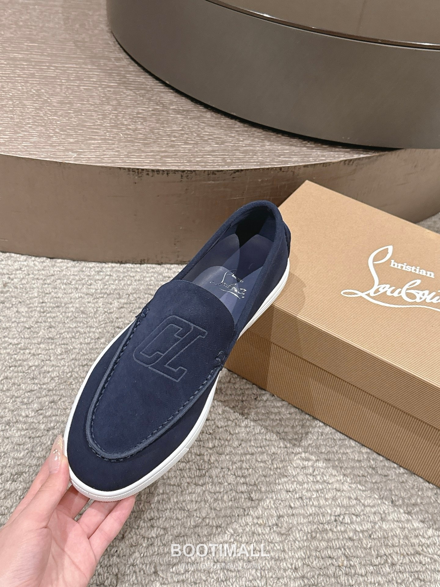 Christian Louboutin Chambeliboat Calfskin Leather Boat Loafer with Metal Buckle Strap Rubber Sole Detail 크리스찬루부탱 샴벨리보트 카프스킨 레더 보트 로퍼 메탈 버클 스트랩 러버솔 디테일 3cm 6