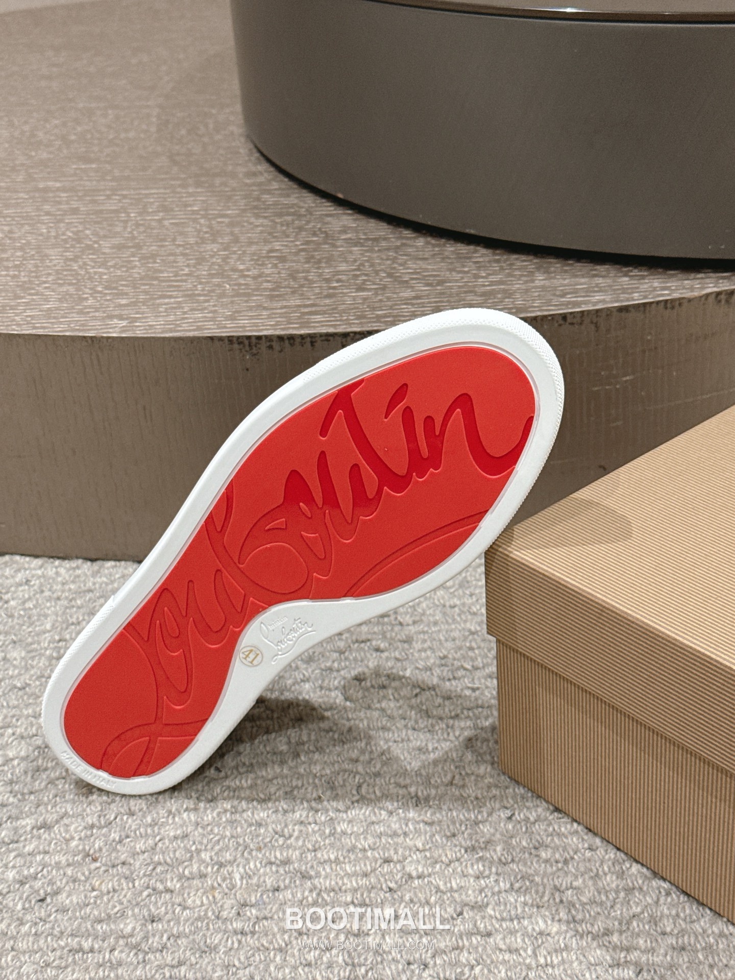 Christian Louboutin Chambeliboat Calfskin Leather Boat Loafer with Metal Buckle Strap Rubber Sole Detail 크리스찬루부탱 샴벨리보트 카프스킨 레더 보트 로퍼 메탈 버클 스트랩 러버솔 디테일 3cm 9