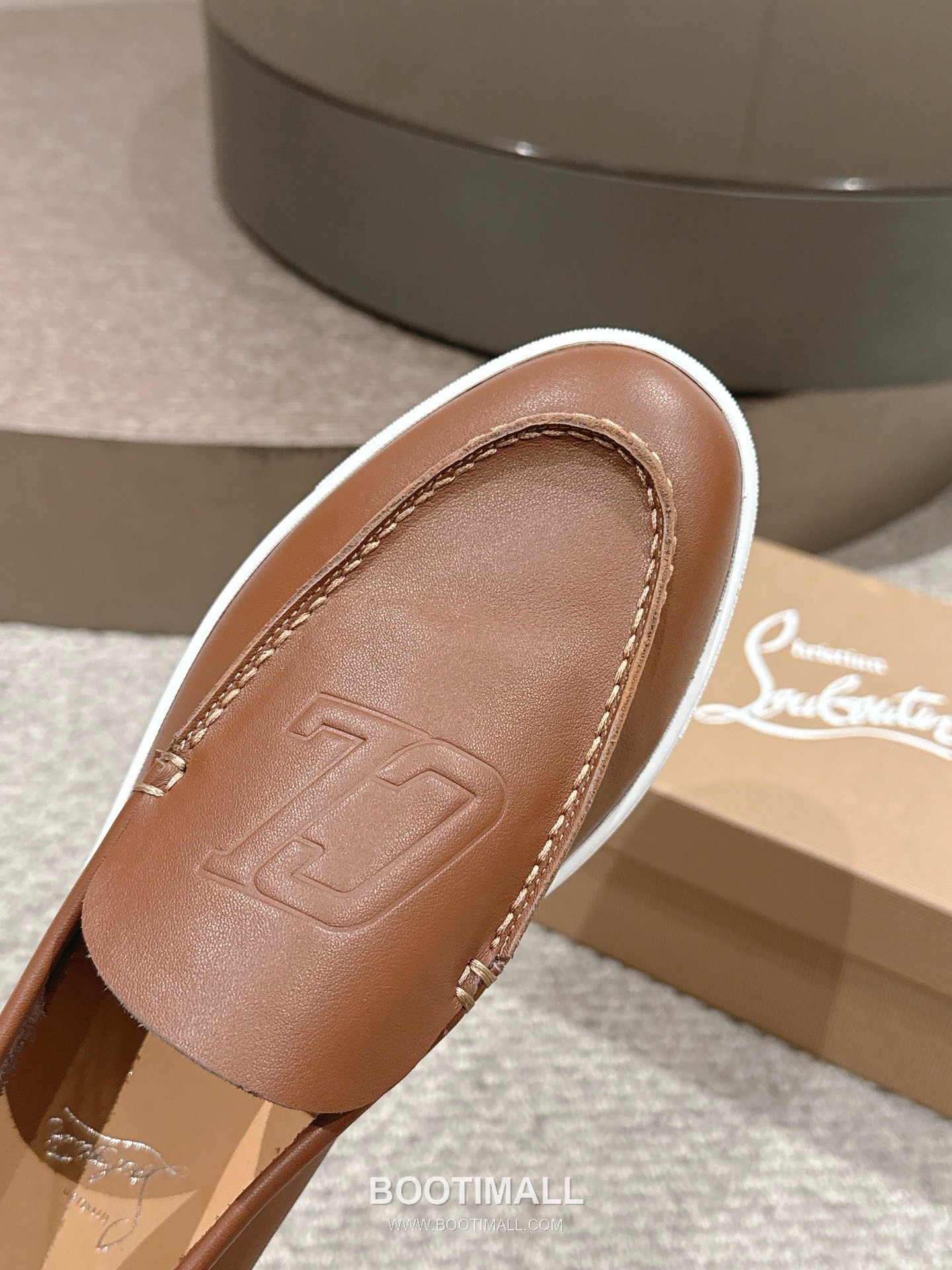 Christian Louboutin Chambeliboat Calfskin Leather Boat Loafer with Metal Buckle Strap Rubber Sole Detail 크리스찬루부탱 샴벨리보트 카프스킨 레더 보트 로퍼 메탈 버클 스트랩 러버솔 디테일 3cm 7