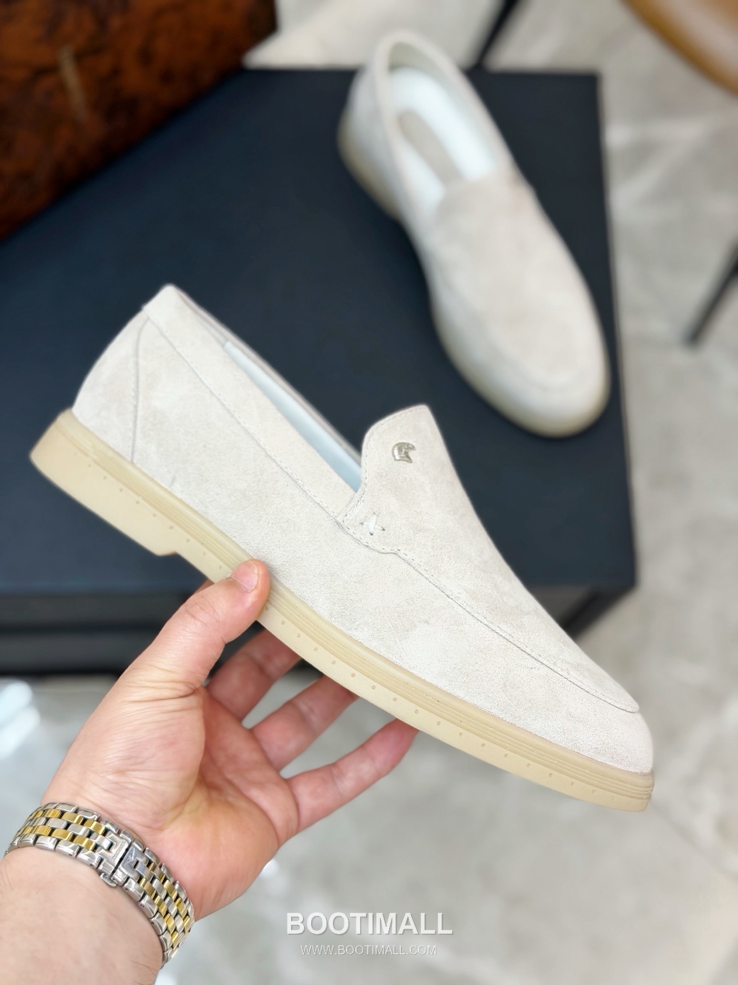 Stefano Ricci Nappa Calfskin Leather Low Sneakers with Metal Logo Tongue Buckle Detail 스테파노리치 나파 카프스킨 레더 로우 스니커즈 메탈 로고 텅 버클 디테일 3cm 7