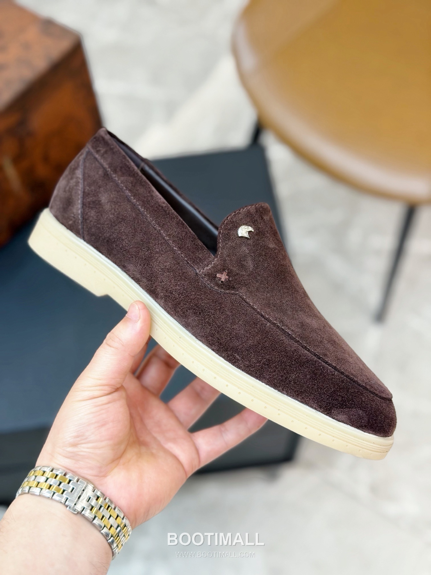 Stefano Ricci Nappa Calfskin Leather Low Sneakers with Metal Logo Tongue Buckle Detail 스테파노리치 나파 카프스킨 레더 로우 스니커즈 메탈 로고 텅 버클 디테일 3cm 6