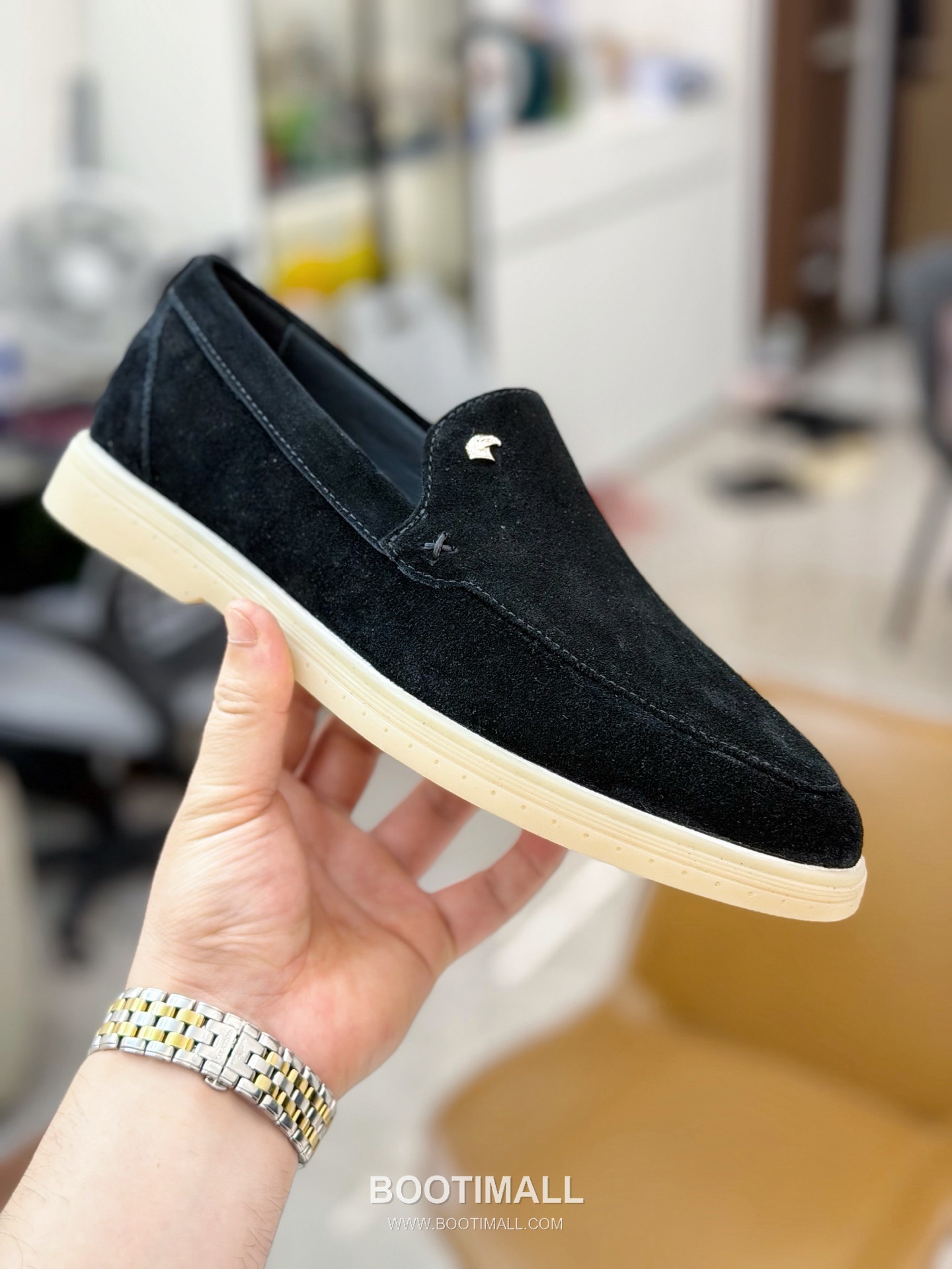 Stefano Ricci Nappa Calfskin Leather Low Sneakers with Metal Logo Tongue Buckle Detail 스테파노리치 나파 카프스킨 레더 로우 스니커즈 메탈 로고 텅 버클 디테일 3cm 4