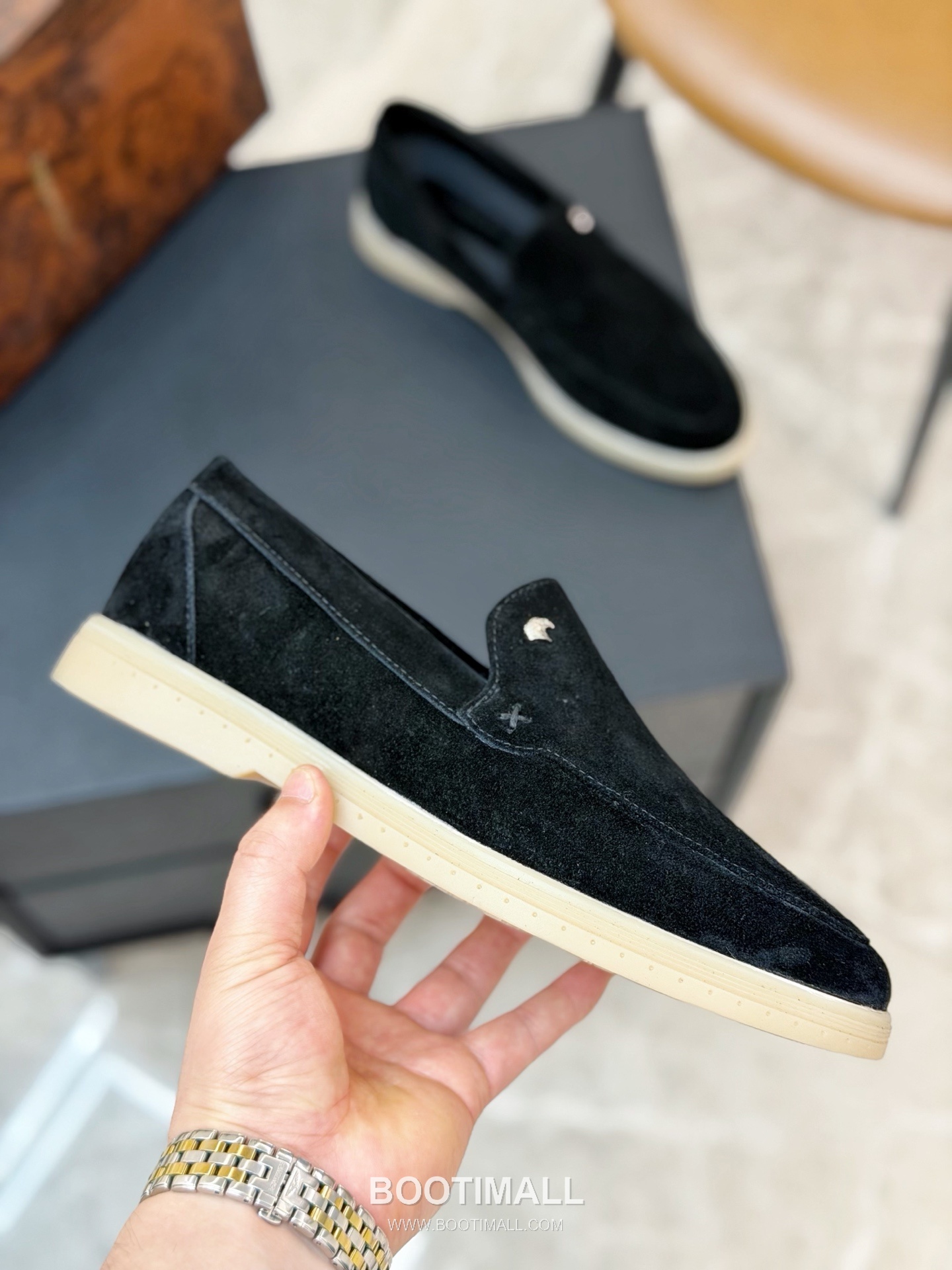 Stefano Ricci Nappa Calfskin Leather Low Sneakers with Metal Logo Tongue Buckle Detail 스테파노리치 나파 카프스킨 레더 로우 스니커즈 메탈 로고 텅 버클 디테일 3cm 7