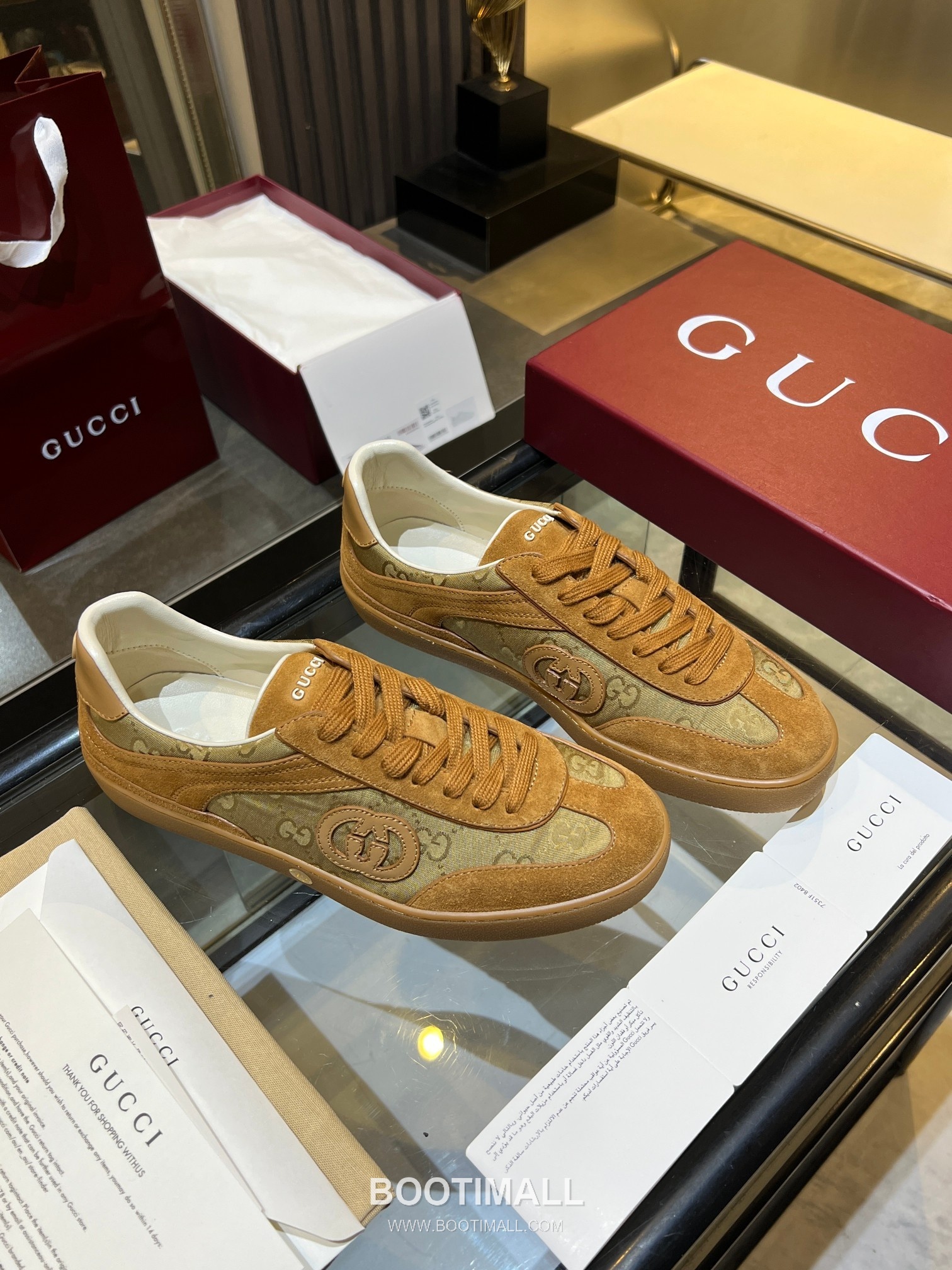 Gucci German Trainer Leather Mesh Suede Low Sneakers with Embossed Logo TPU Sole Detail 구찌 저먼 트레이너 레더 메쉬 스웨이드 로우 스니커즈 엠보싱 로고 TPU 솔 디테일 3cm 2