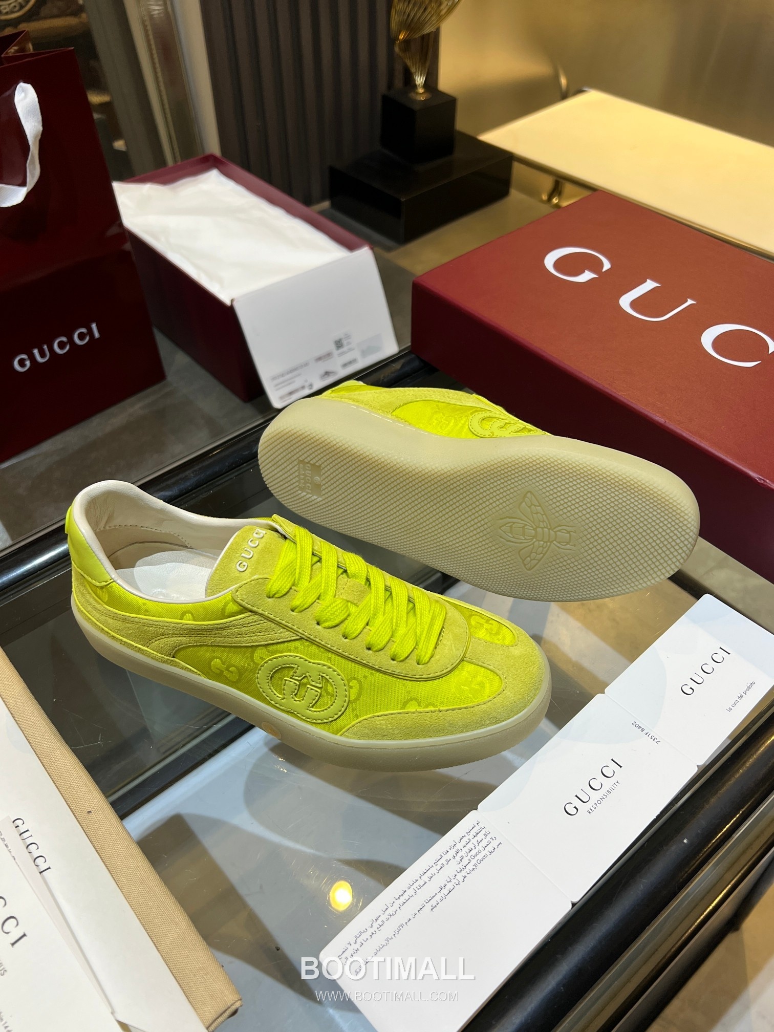 Gucci German Trainer Leather Mesh Suede Low Sneakers with Embossed Logo TPU Sole Detail 구찌 저먼 트레이너 레더 메쉬 스웨이드 로우 스니커즈 엠보싱 로고 TPU 솔 디테일 3cm 3