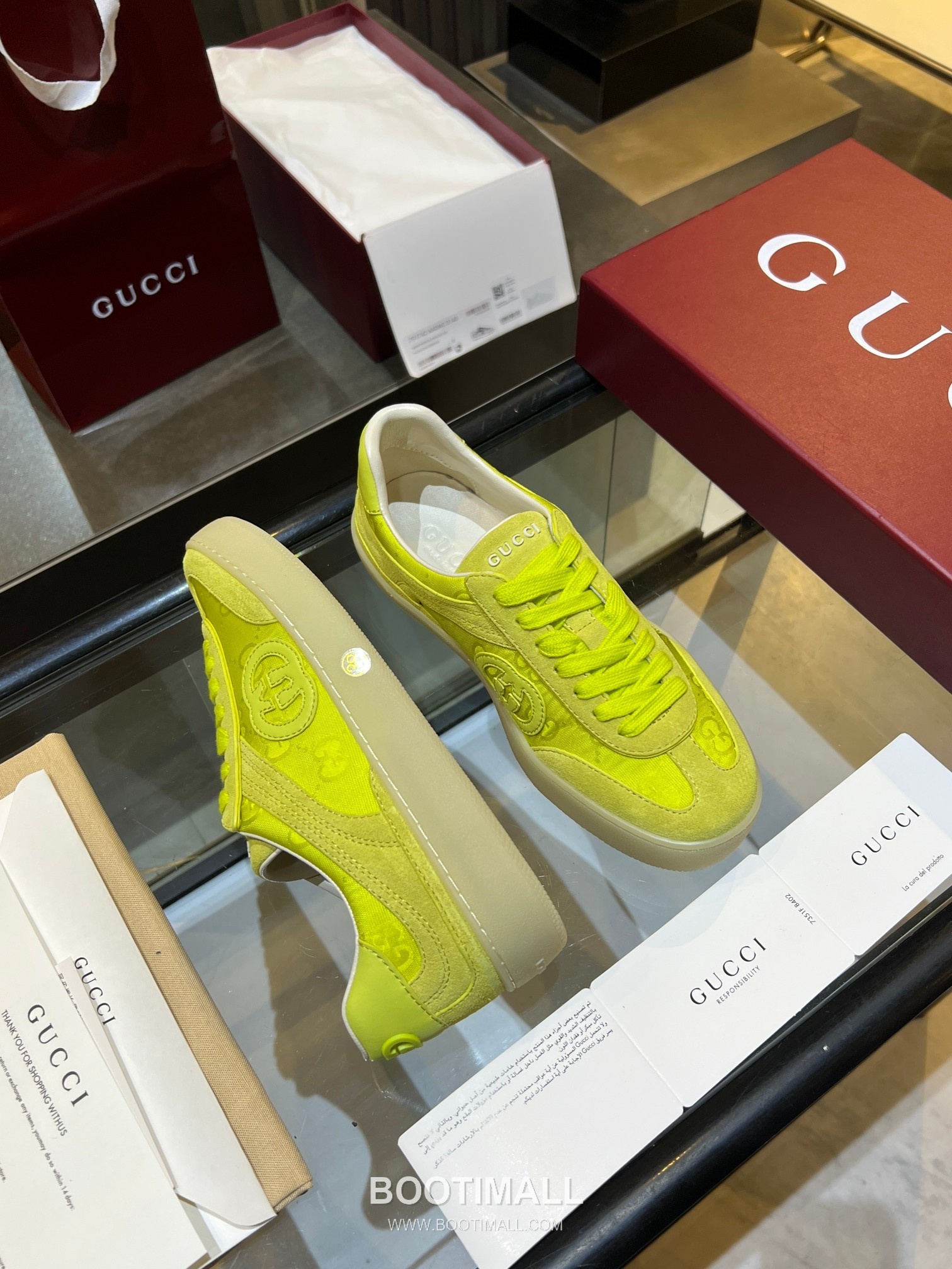 Gucci German Trainer Leather Mesh Suede Low Sneakers with Embossed Logo TPU Sole Detail 구찌 저먼 트레이너 레더 메쉬 스웨이드 로우 스니커즈 엠보싱 로고 TPU 솔 디테일 3cm 7