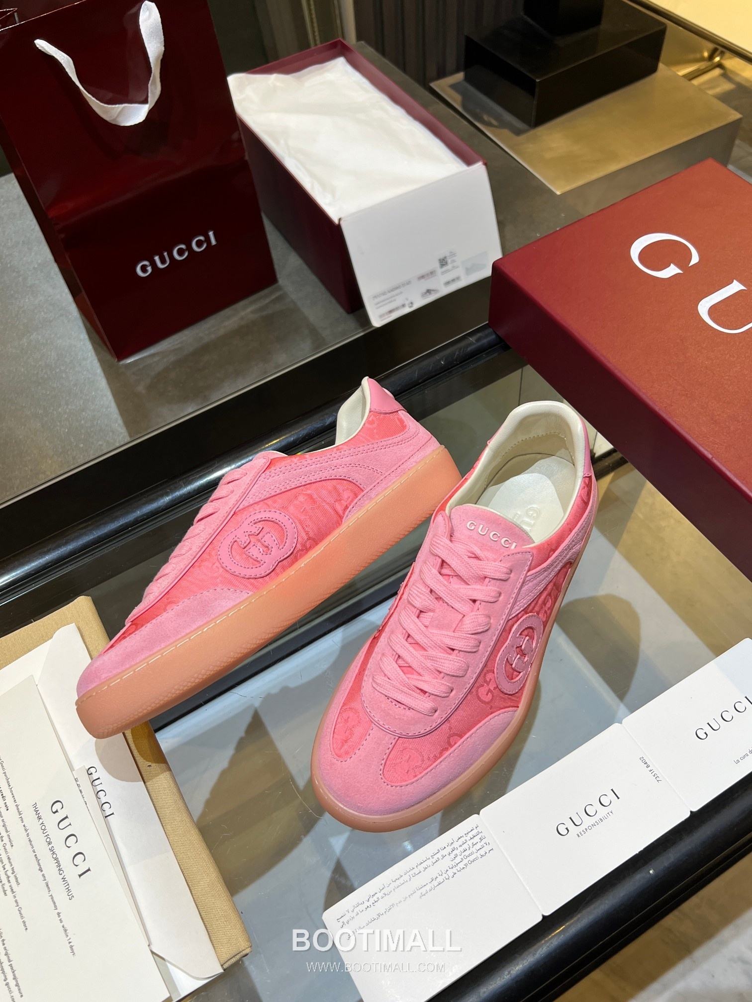 Gucci German Trainer Leather Mesh Suede Low Sneakers with Embossed Logo TPU Sole Detail 구찌 저먼 트레이너 레더 메쉬 스웨이드 로우 스니커즈 엠보싱 로고 TPU 솔 디테일 3cm 4
