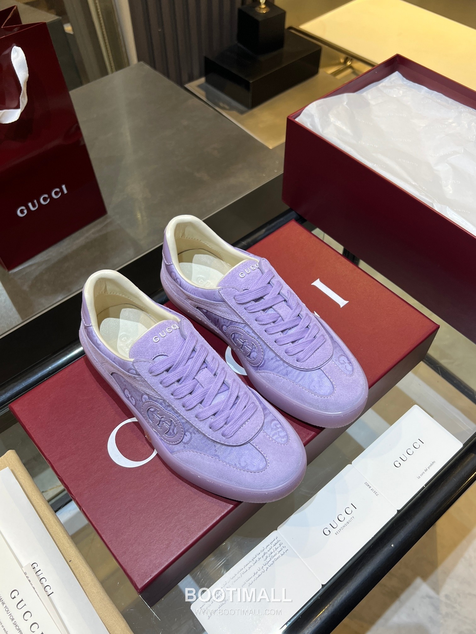 Gucci German Trainer Leather Mesh Suede Low Sneakers with Embossed Logo TPU Sole Detail 구찌 저먼 트레이너 레더 메쉬 스웨이드 로우 스니커즈 엠보싱 로고 TPU 솔 디테일 3cm 7