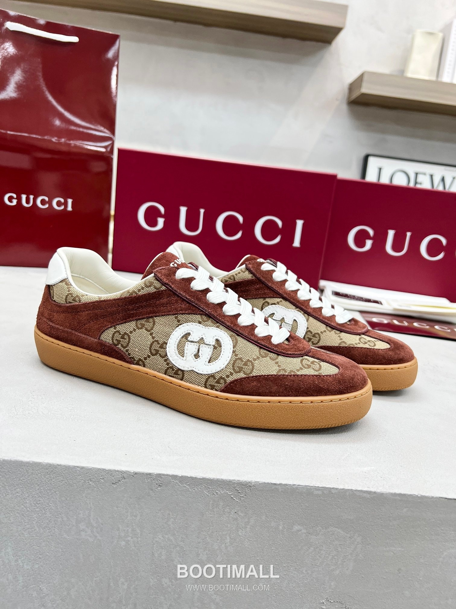 Gucci German Trainer Calfskin Leather Mesh Low Sneakers with Embossed Logo TPU Sole Detail 구찌 저먼 트레이너 카프스킨 레더 메쉬 로우 스니커즈 엠보싱 로고 TPU 솔 디테일 3cm 3