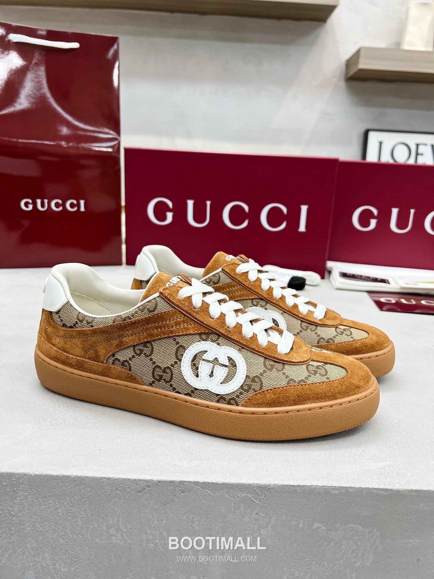 Gucci German Trainer Calfskin Leather Mesh Low Sneakers with Embossed Logo TPU Sole Detail 구찌 저먼 트레이너 카프스킨 레더 메쉬 로우 스니커즈 엠보싱 로고 TPU 솔 디테일 3cm 2
