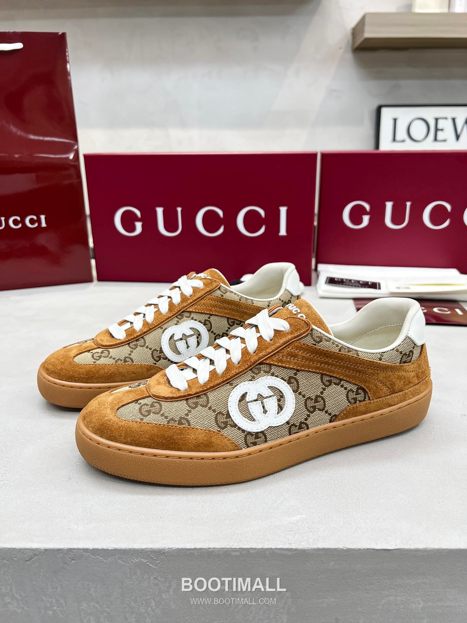 Gucci German Trainer Calfskin Leather Mesh Low Sneakers with Embossed Logo TPU Sole Detail 구찌 저먼 트레이너 카프스킨 레더 메쉬 로우 스니커즈 엠보싱 로고 TPU 솔 디테일 3cm 3