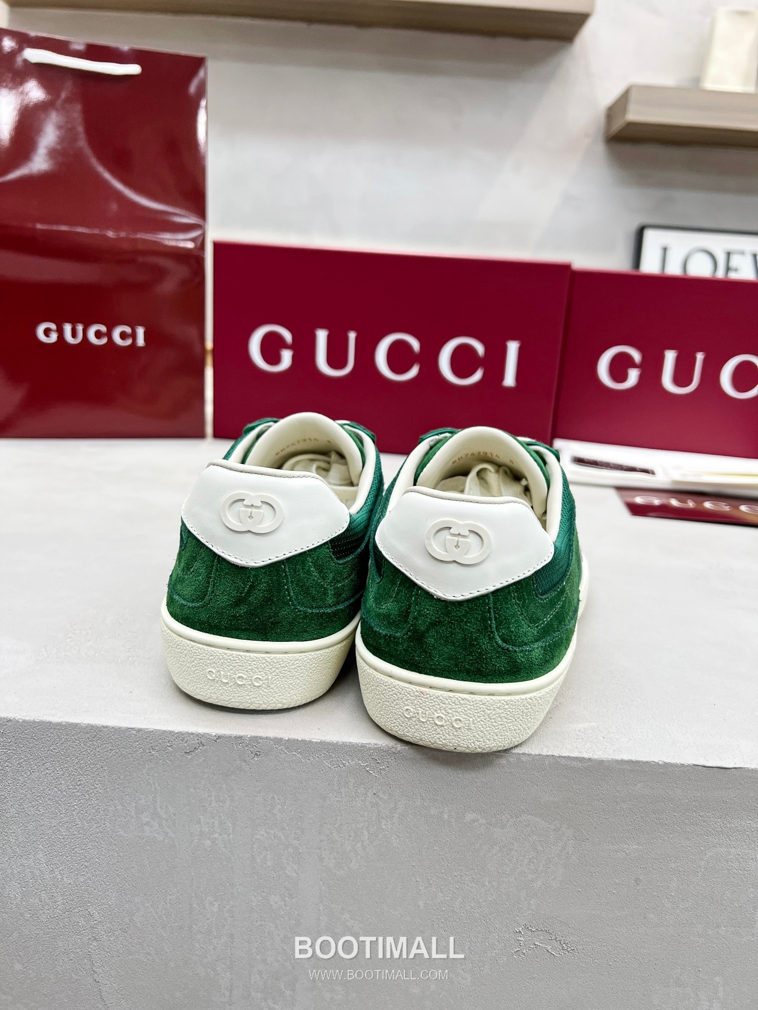 Gucci German Trainer Calfskin Leather Mesh Low Sneakers with Embossed Logo TPU Sole Detail 구찌 저먼 트레이너 카프스킨 레더 메쉬 로우 스니커즈 엠보싱 로고 TPU 솔 디테일 3cm 8