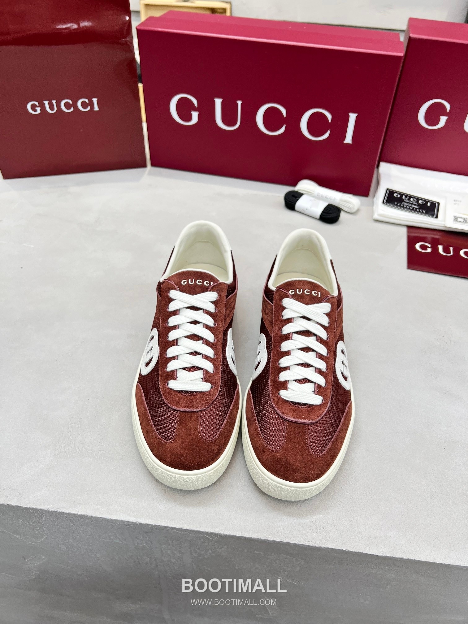 Gucci German Trainer Calfskin Leather Mesh Low Sneakers with Embossed Logo TPU Sole Detail 구찌 저먼 트레이너 카프스킨 레더 메쉬 로우 스니커즈 엠보싱 로고 TPU 솔 디테일 3cm 1