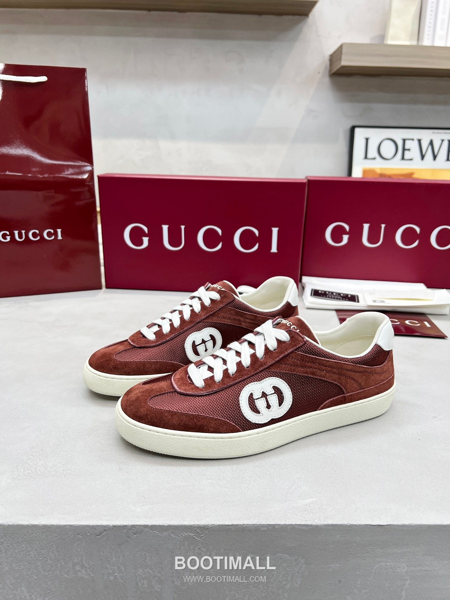 Gucci German Trainer Calfskin Leather Mesh Low Sneakers with Embossed Logo TPU Sole Detail 구찌 저먼 트레이너 카프스킨 레더 메쉬 로우 스니커즈 엠보싱 로고 TPU 솔 디테일 3cm 3
